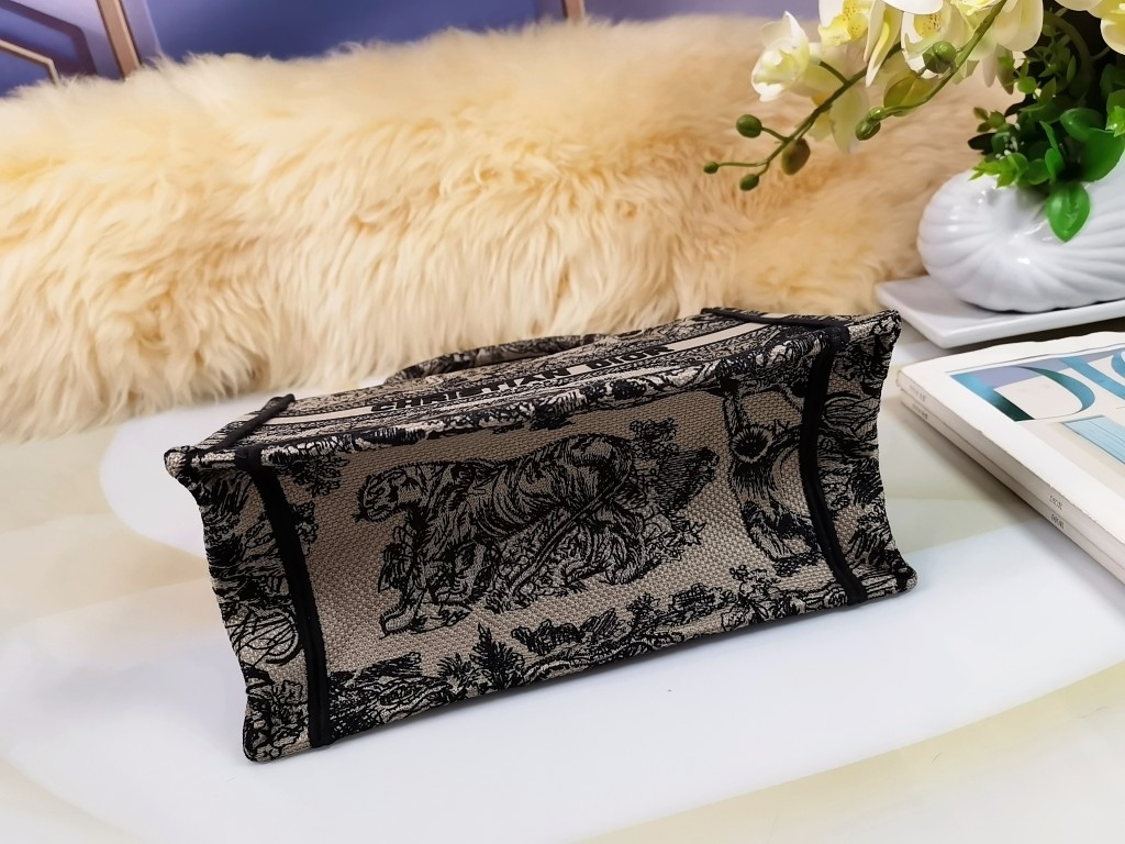 [TOP] Christian Dior Book Tote Christian Dior BOOK TOTE Handbag Small 26.5X21X14cm