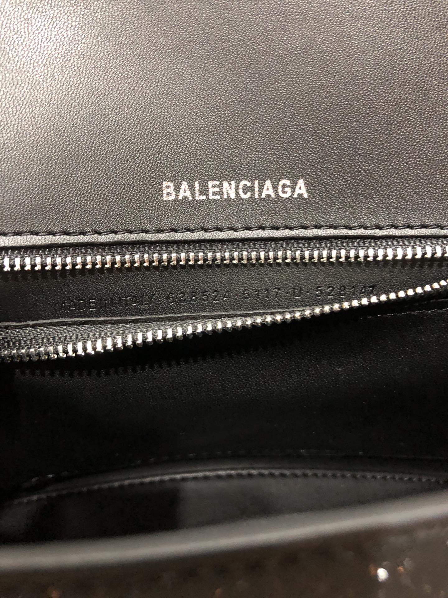 [TOP] BALENCIAGA Starry Sky Hourglass Bag 19/23cm - Black