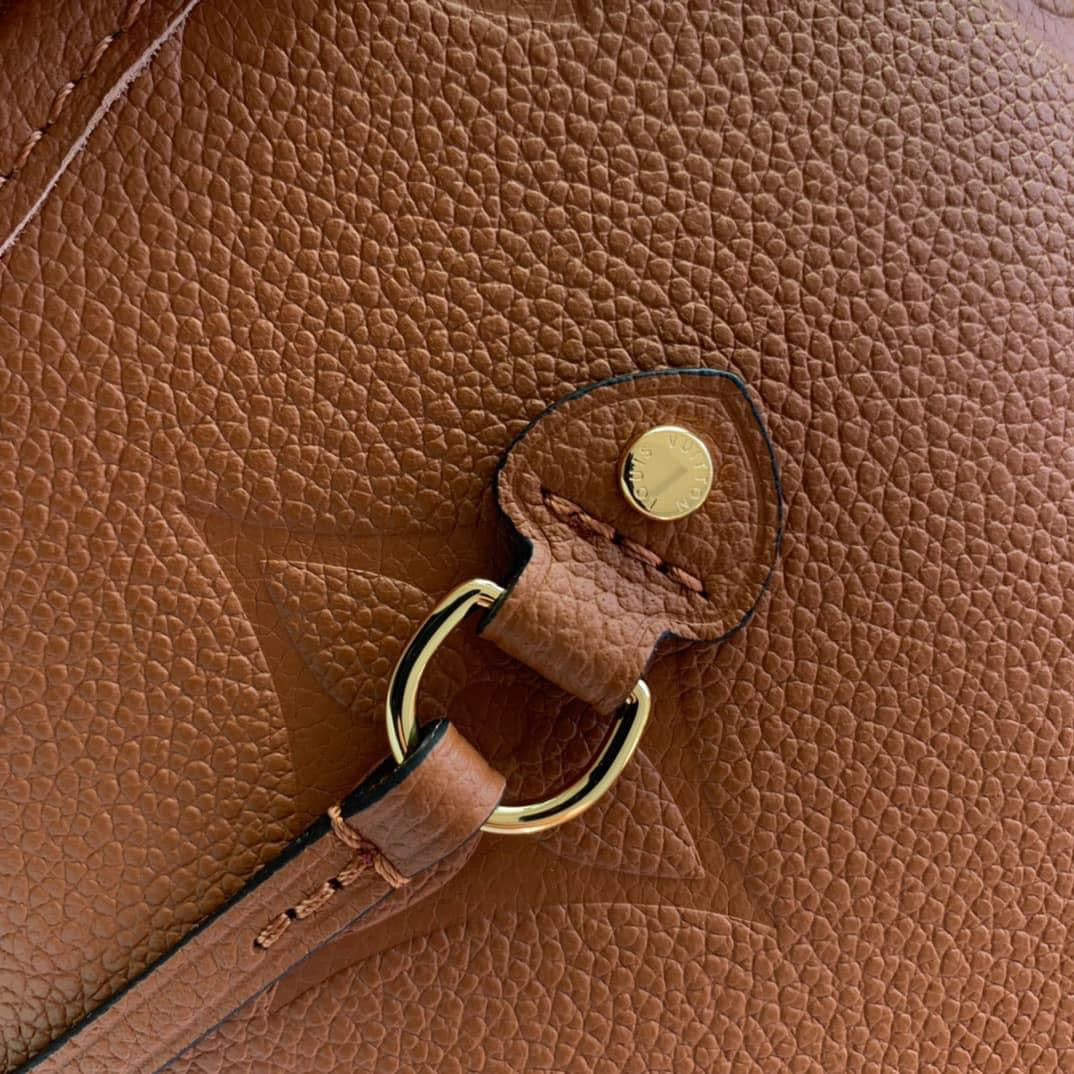 [TOP] Louis Vuitton LV L.V Neverfull MM Empreinte 32x17x28cm- Cognac