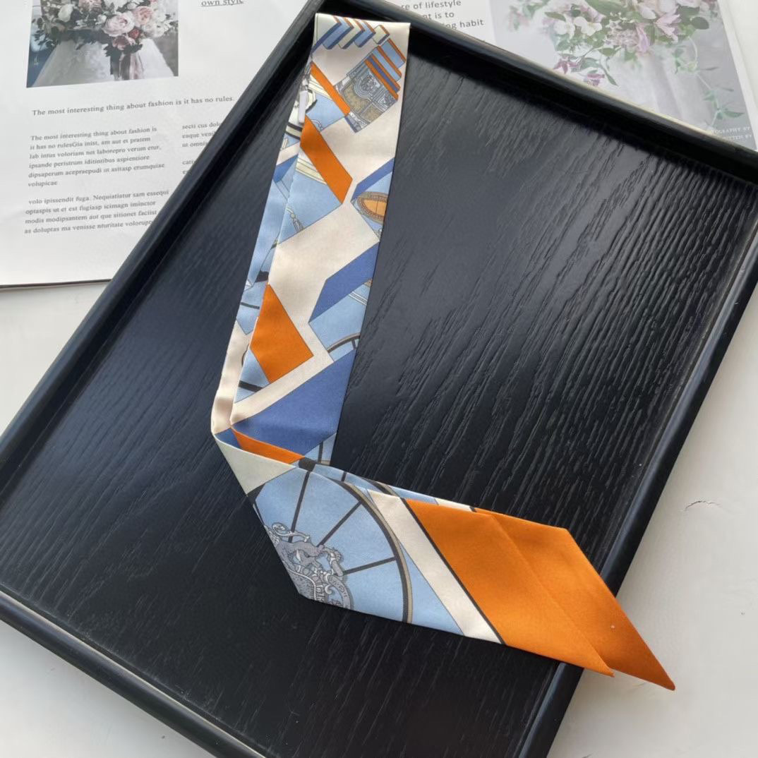 [TOP] HERMES Twilly Springs Springs Twilly 86 x 5 cm - Four Colours