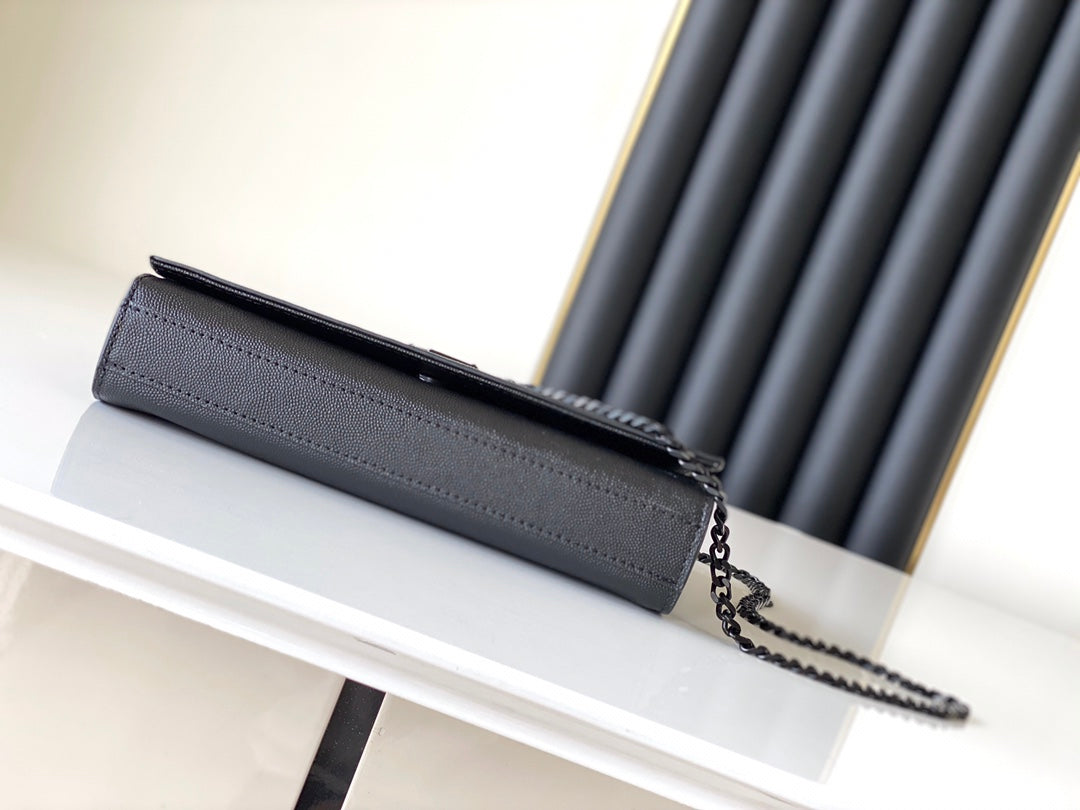 [TOP] Yves Saint Laurent YSL Classic Kate Monogram Medium Bag - All Black