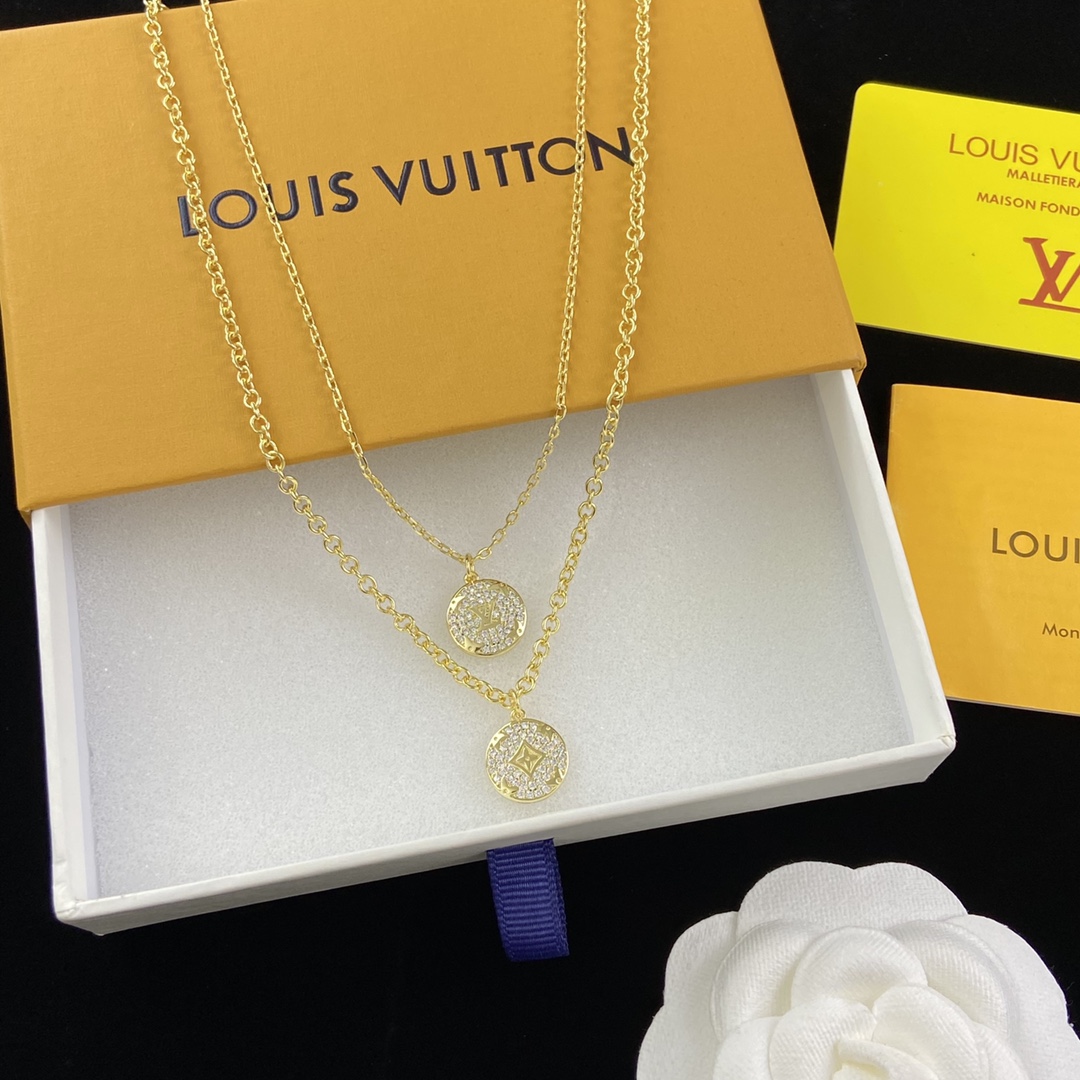 [TOP] Louis Vuitton LV Idylle Blossom Layering Necklace