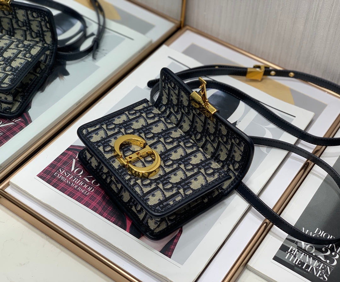 [Top] Christian Dior 30 Montaigne Jacquard Bag Mini