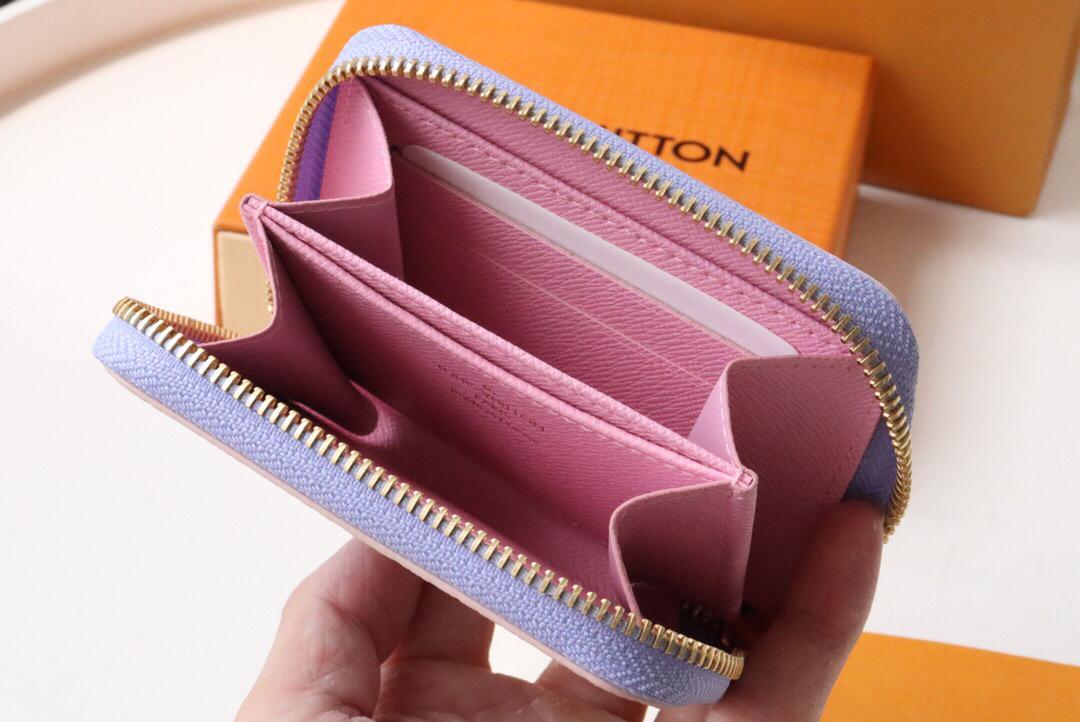 [TOP] Louis Vuitton LV L*V Zippy Coin/Card Holder - Pastel Sunrise