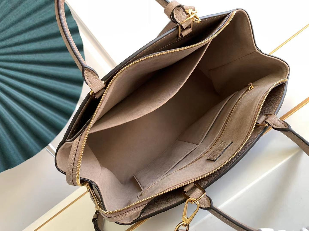 [TOP] Louis Vuitton LV L*V Grand Palais Monogram Empreinte Bag - Turtle Dove