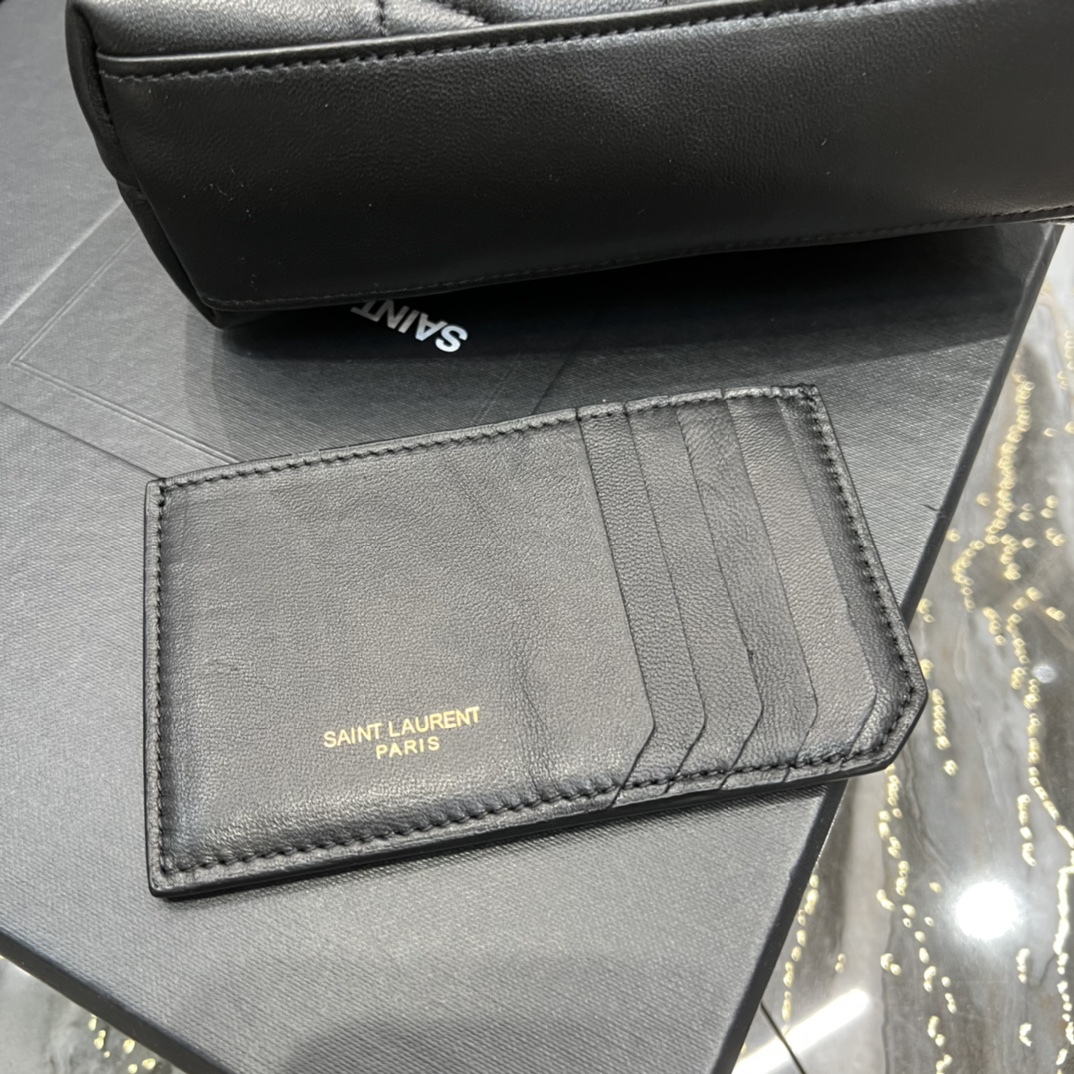 [TOP] Yves Saint Laurent YSL Loulou Puffer Handbag with Card Holder - 2 Color