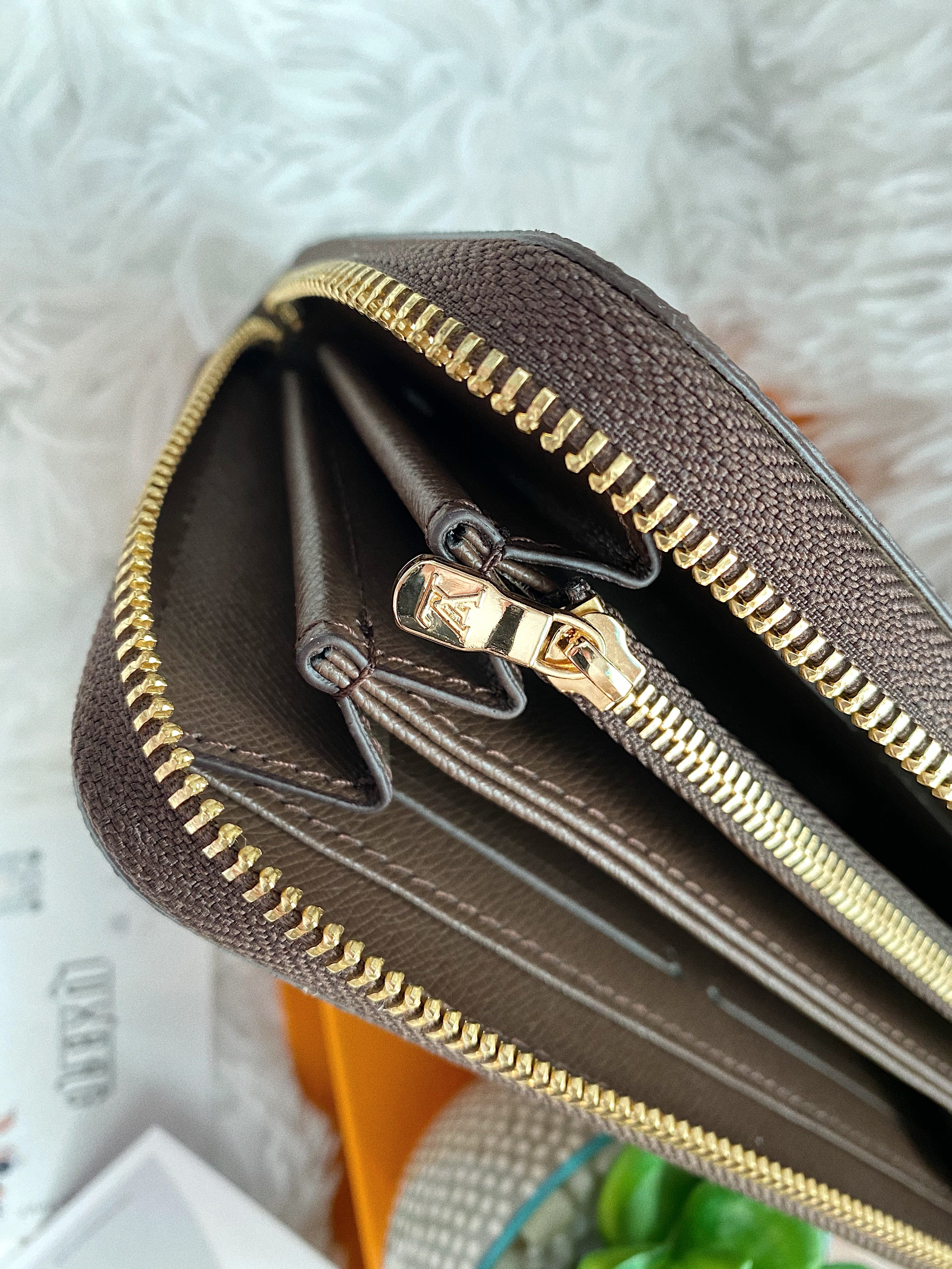 [TOP] Louis Vuitton LV Zippy Wallet Damier Ebene