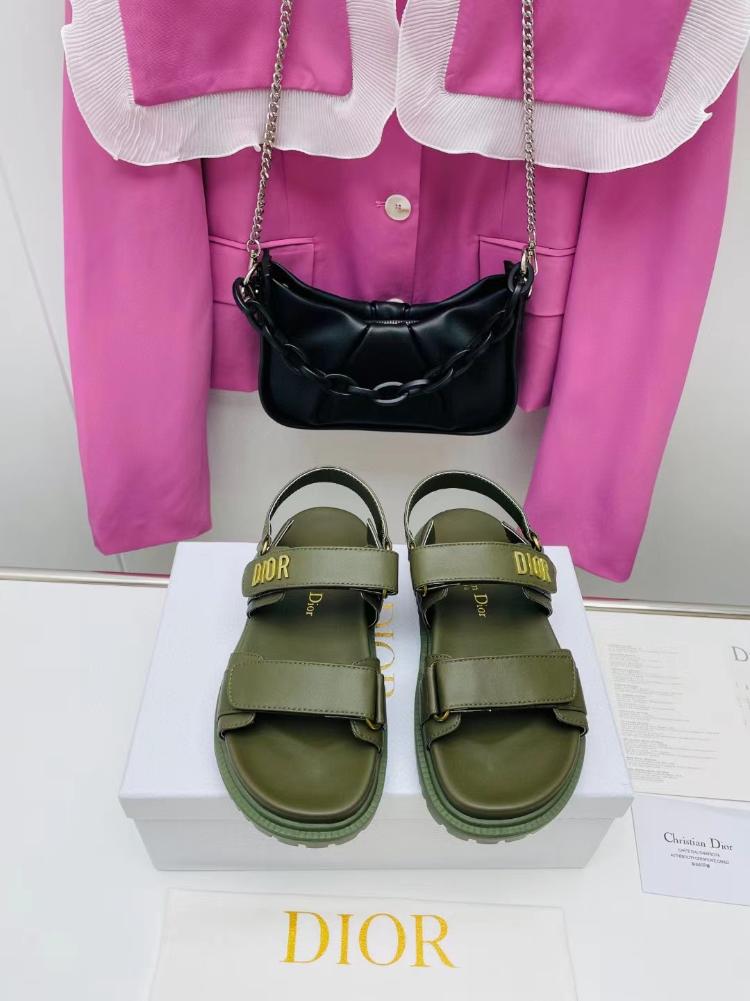 [TOP] Christian DiorAct Sandals Leather - 11 Colours