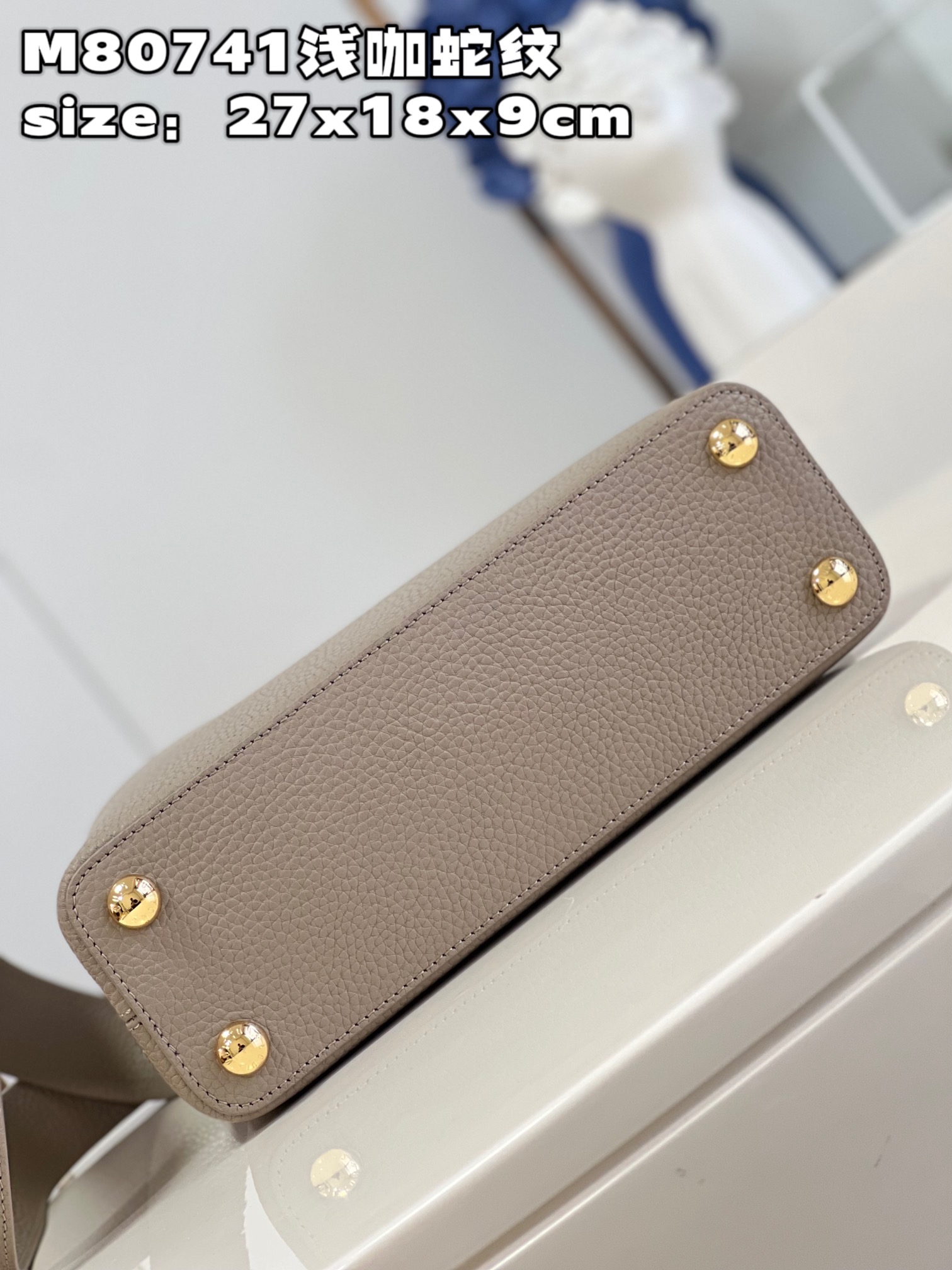 [TOP] Louis Vuitton LV Monogram Flower Capucines Bag 3 Sizes- Snake Pattern