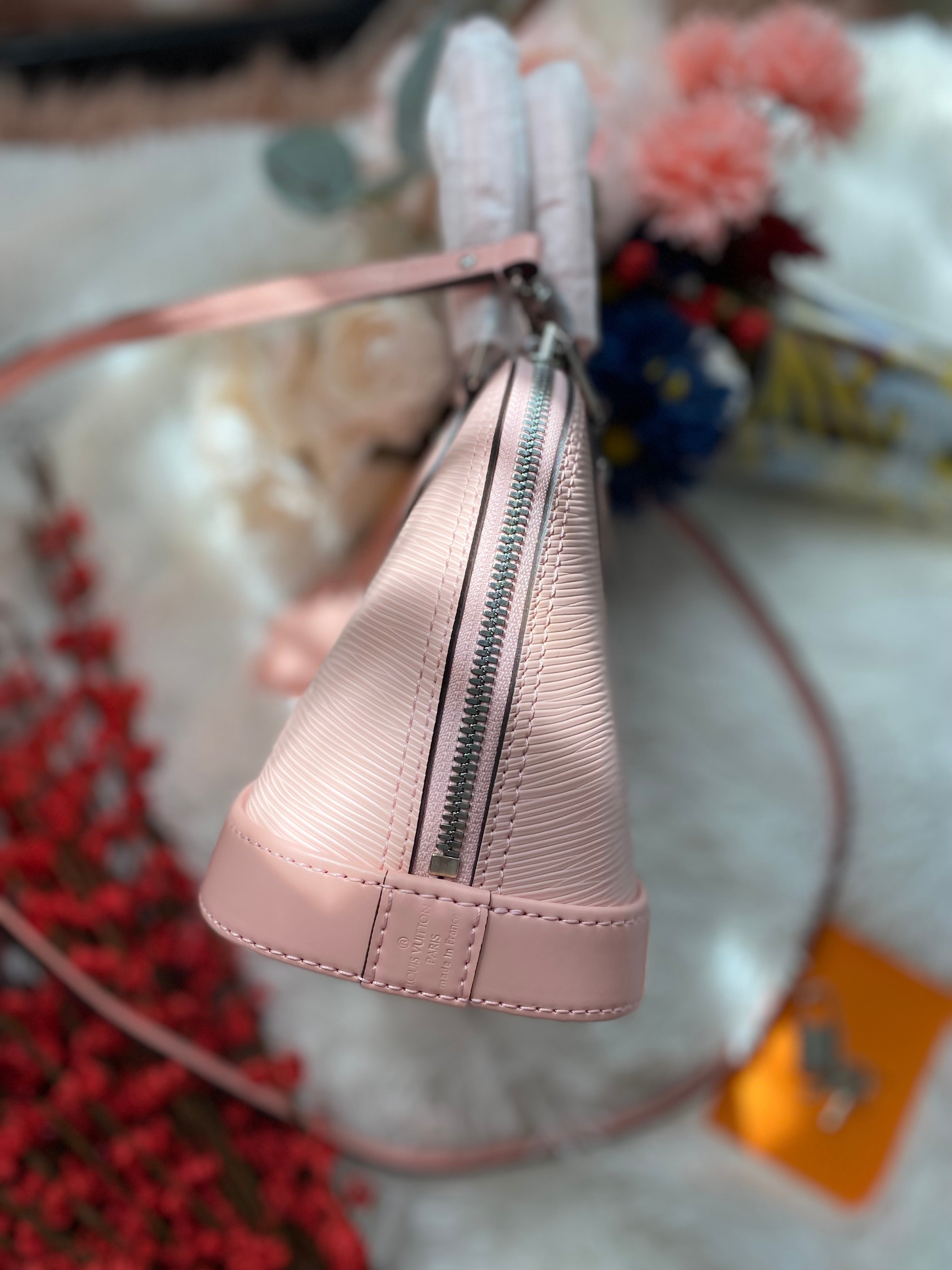 [TOP] Louis Vuitton LV  Alma BB Epi Leather  23.5X17.5X11.5cm - Pink