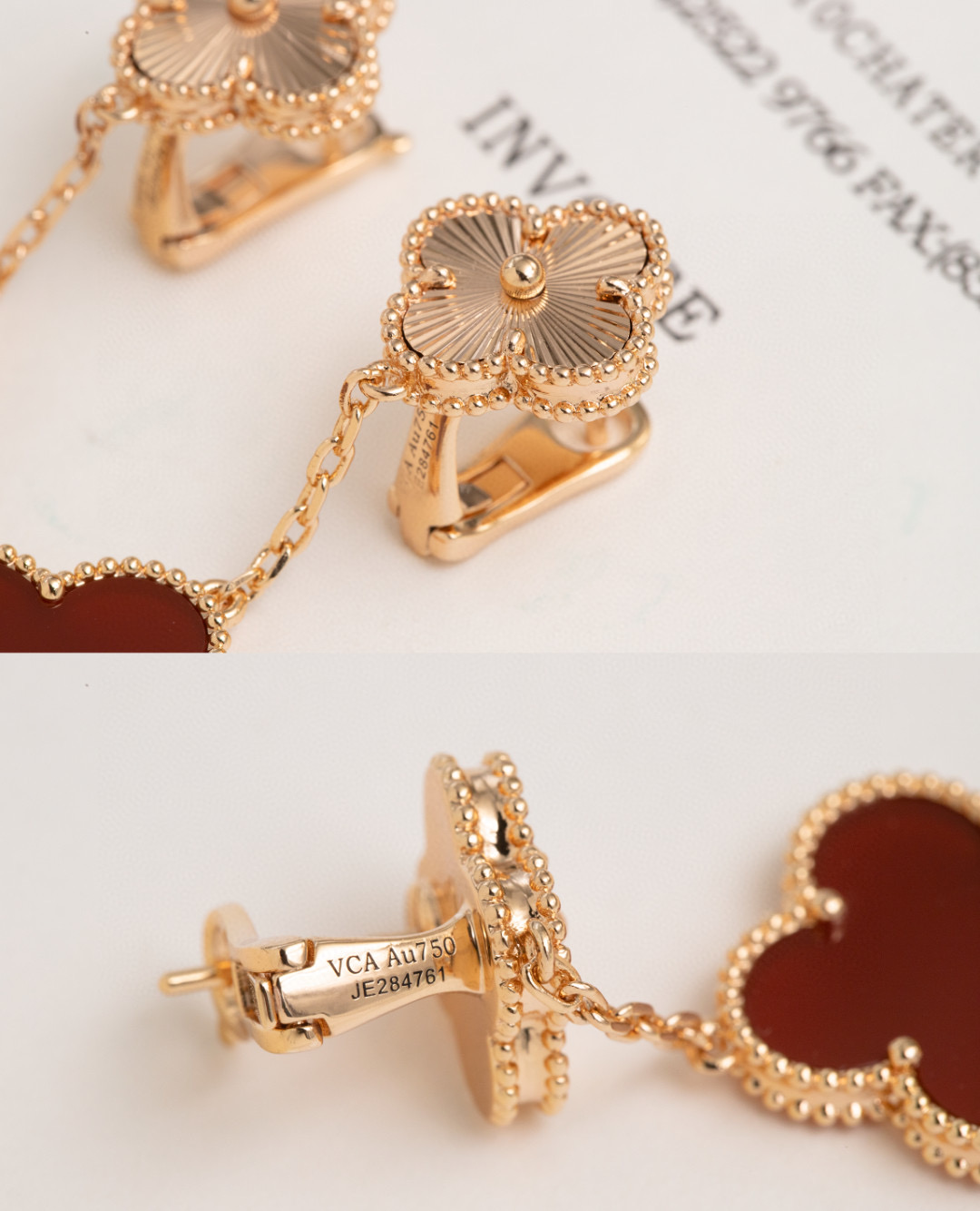 [TOP] Van Cleef & Arpels Dangle Earrings