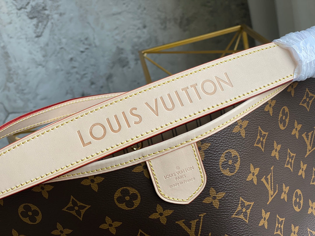 [TOP] Louis Vuitton LV Delightful Monogram PM 52×30×20CM- Beige