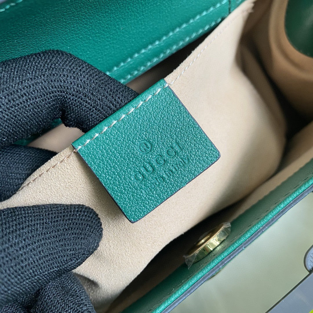 [TOP] GUCCI G*G Diana Medium Bag - Green