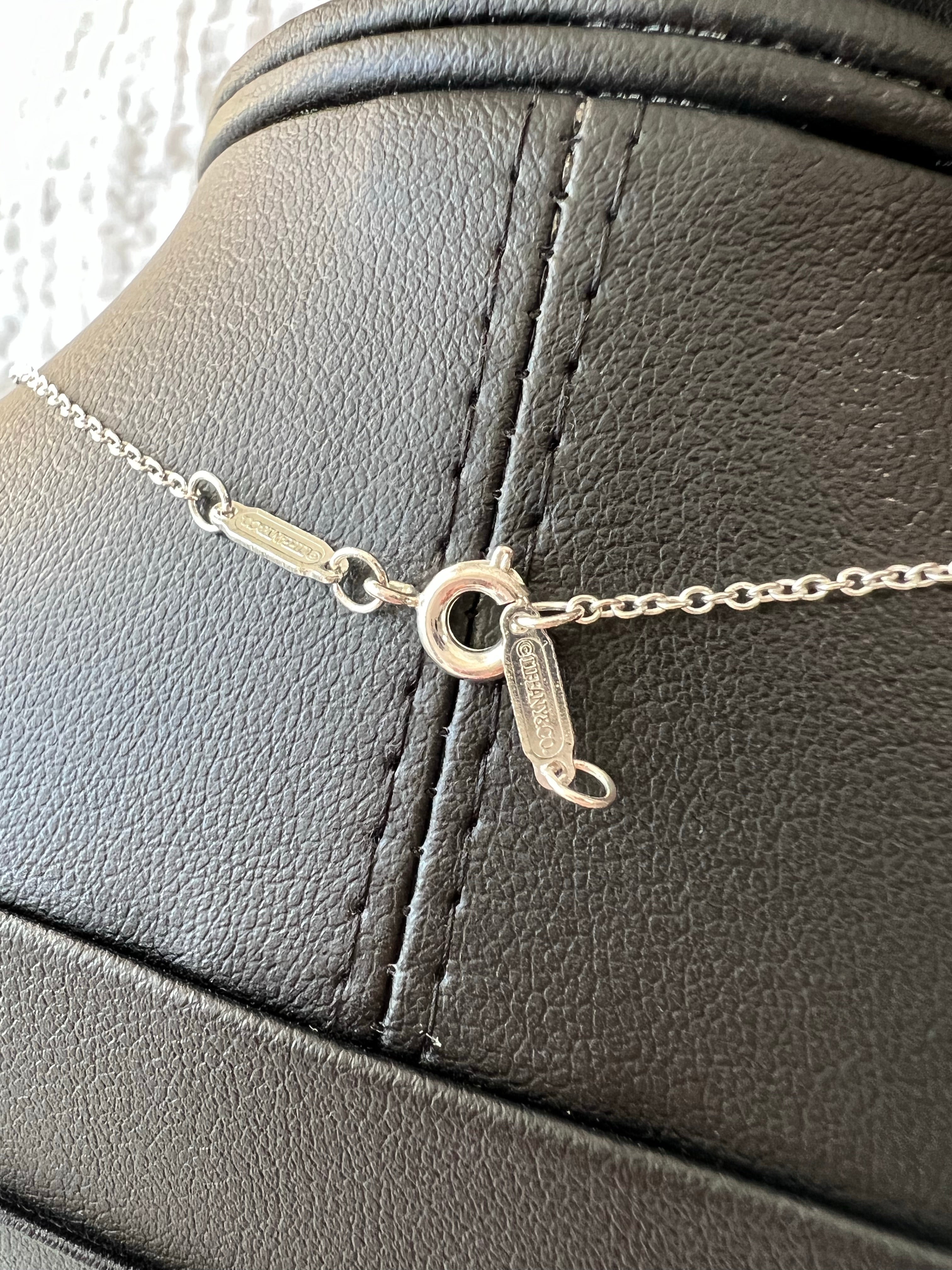 [TOP] Tiffany & Co. Blue Gift Box Necklace