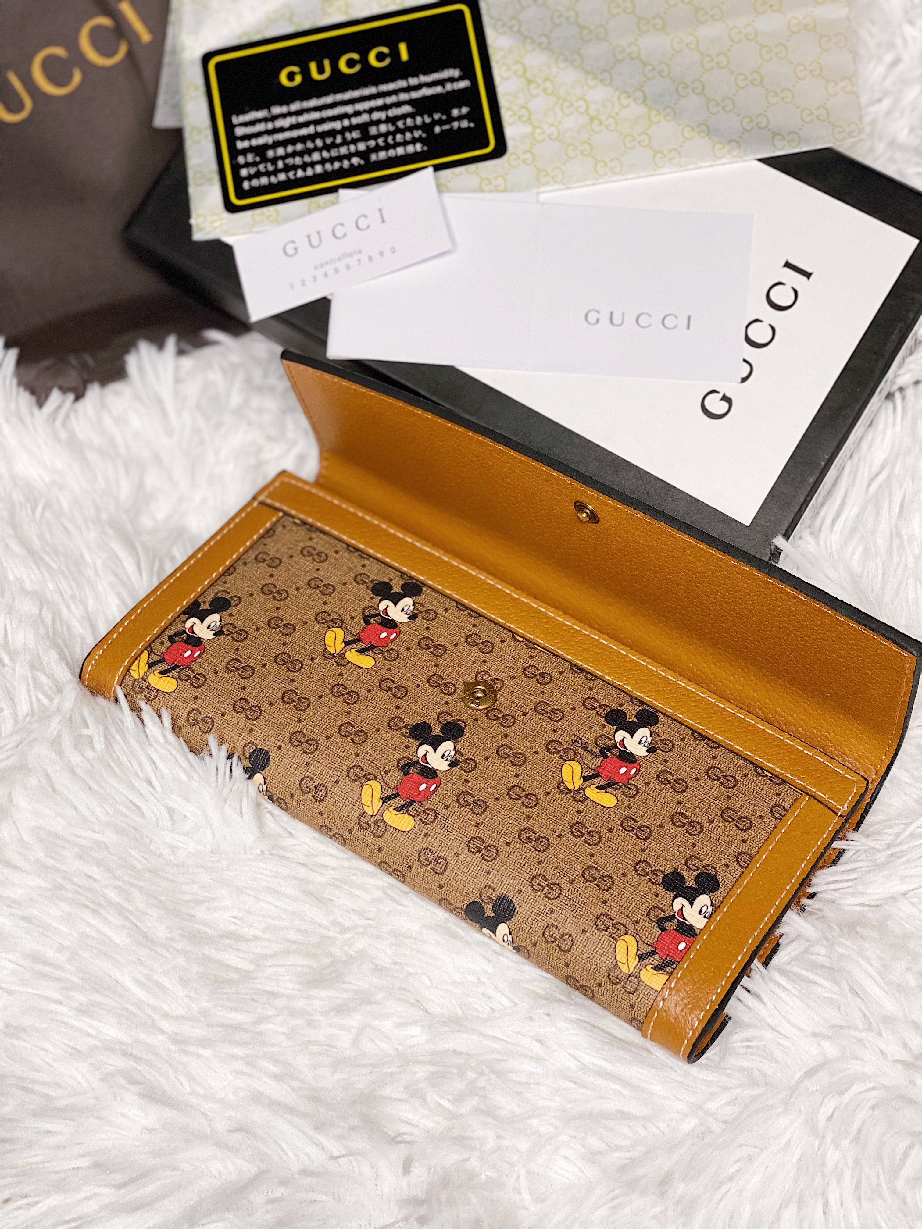 [TOP] GUCCI x Disney Continental Wallet