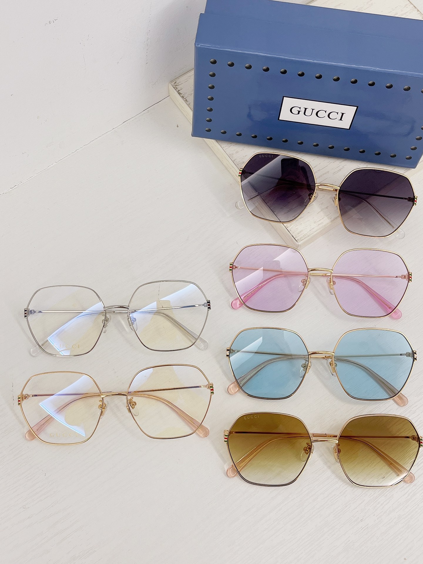 [TOP] Gucci  Sunglasses  - 6 Color