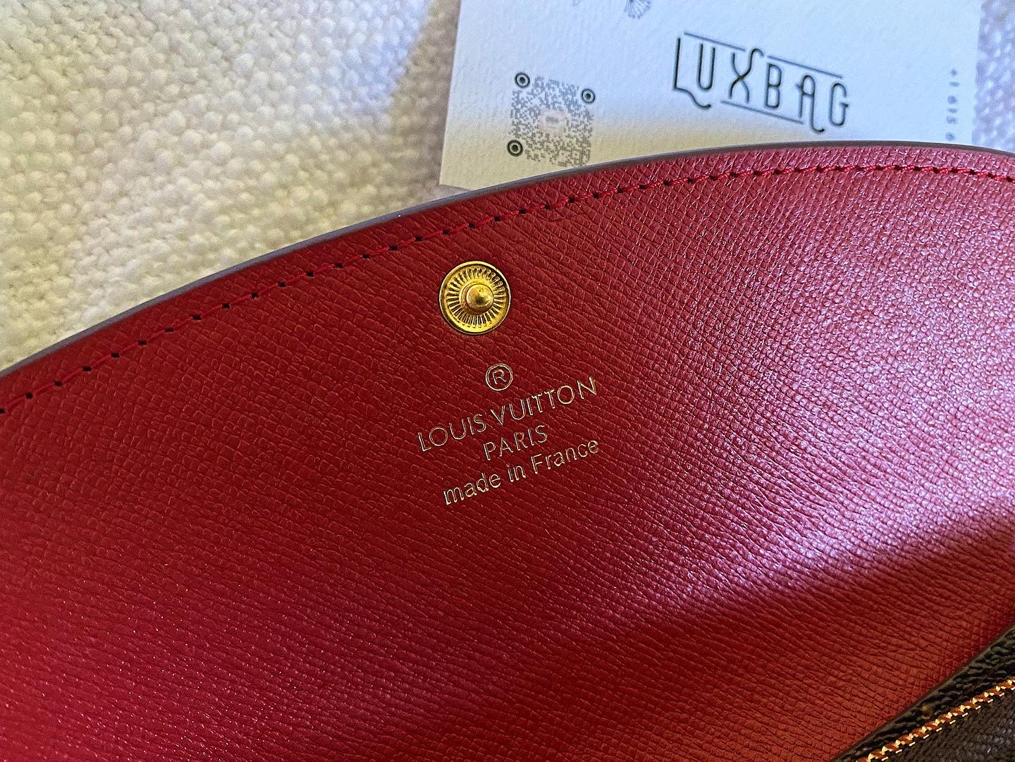 [TOP] Louis Vuitton LV Emilie Wallet Monogram Canvas