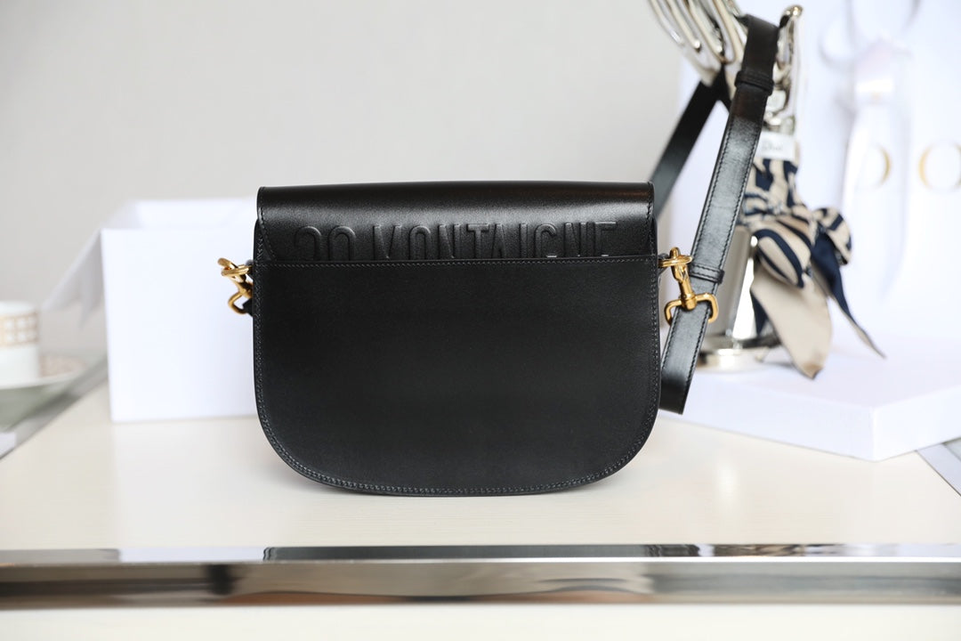 [TOP] Christian Dior Bobby Bag Calfskin Medium - Black