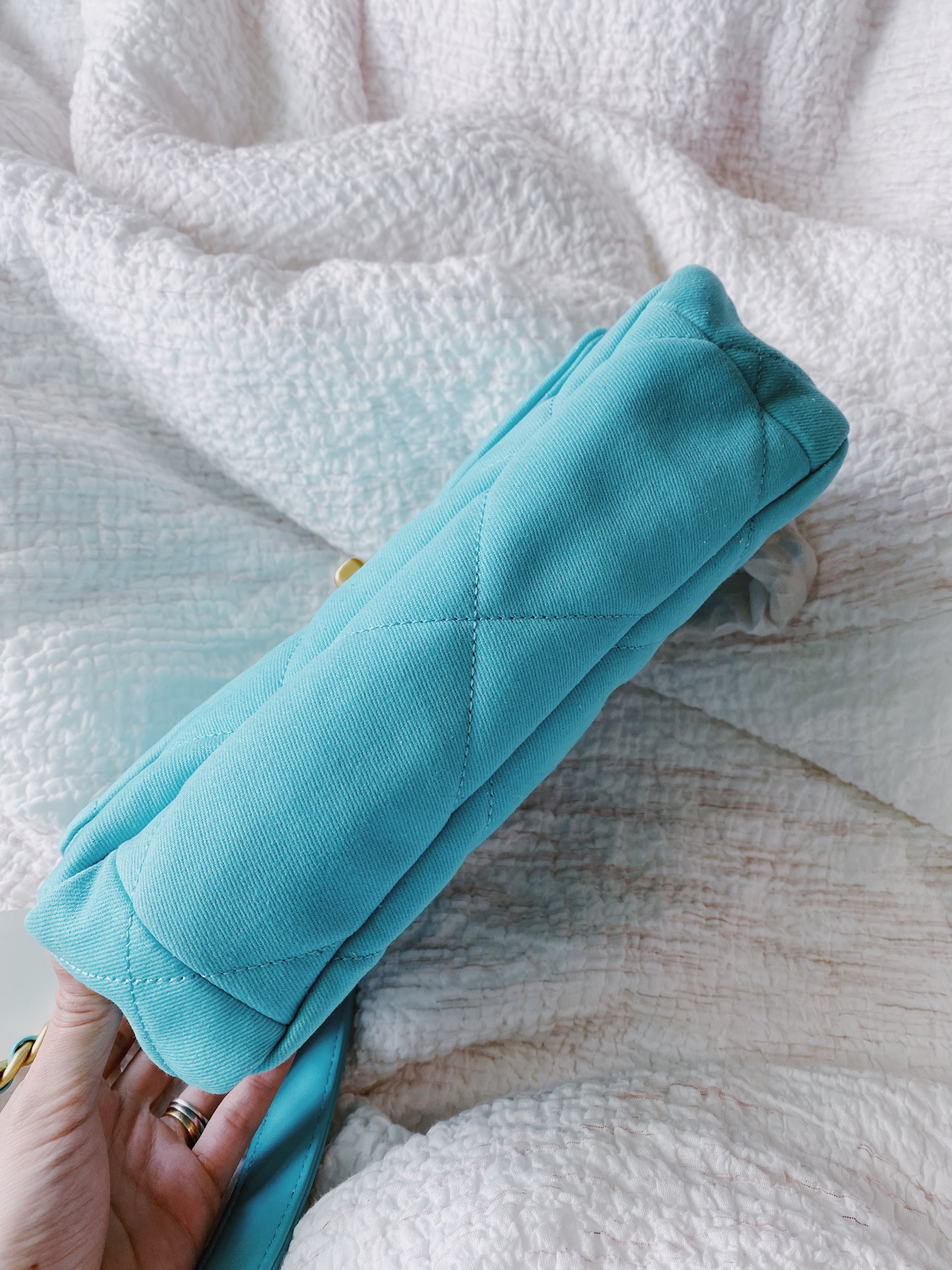 [TOP] CHANEL 19 Bag Small 26cm - Blue