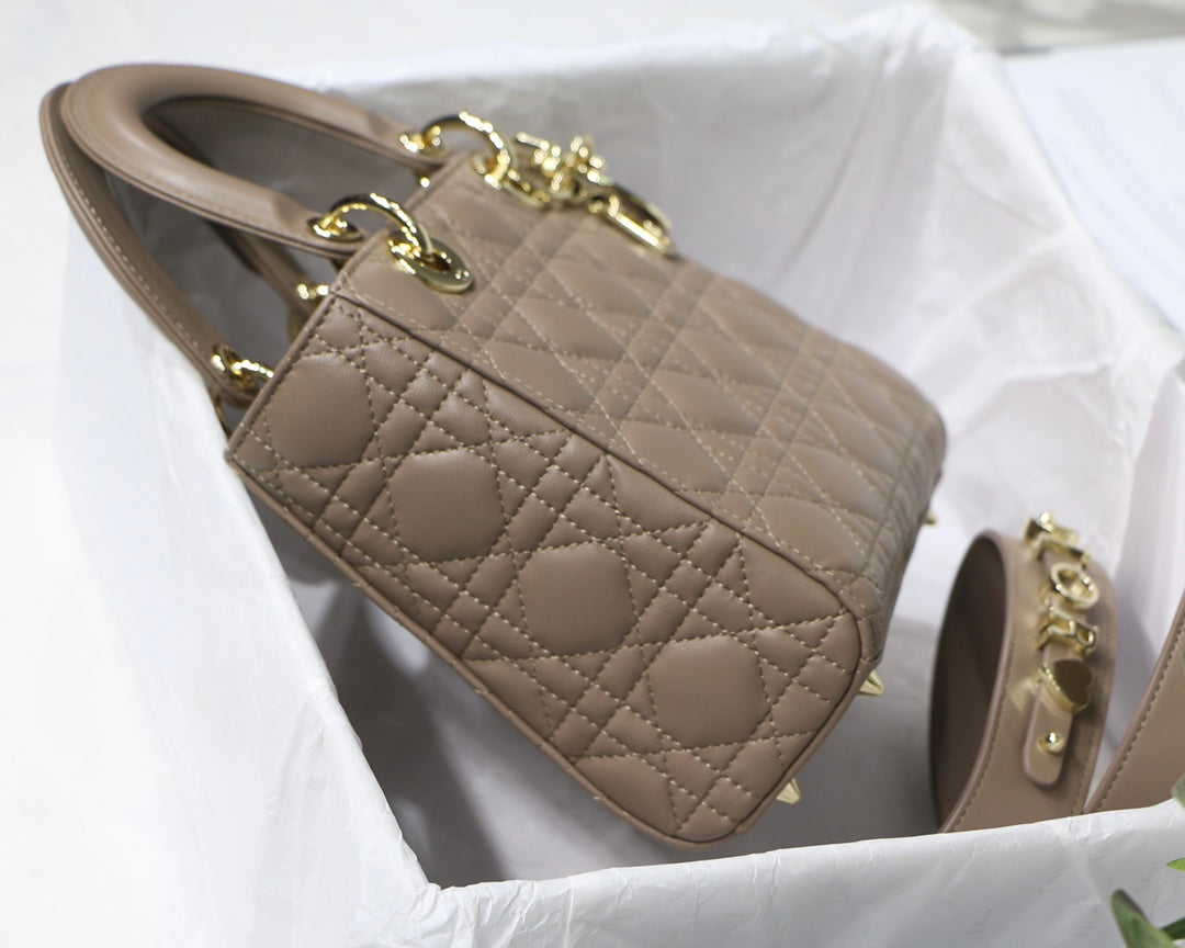 [TOP] Christian Dior Lady Christian Dior Bag ABC-Small - Taupe