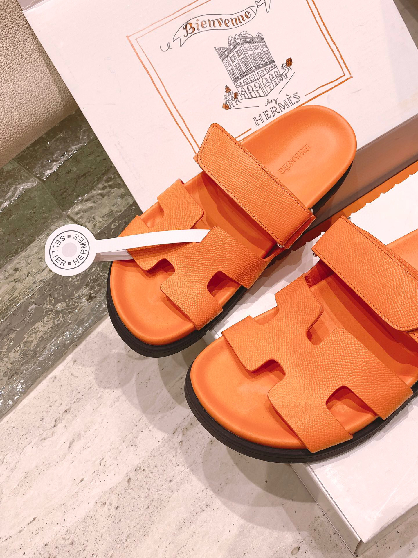 [TOP] HERMES Chypre Sandal - 13 Colours