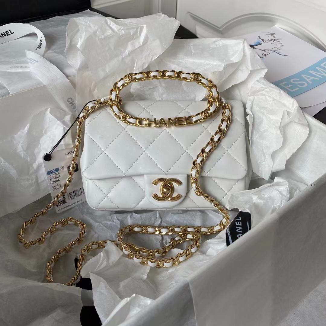 [TOP] CHANEL Classic CF Lambskin - Medium 20cm - GHW - 4 colours