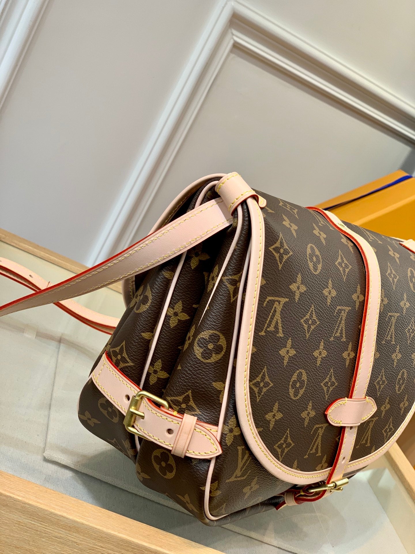 [TOP] Louis Vuitton LV Saumur 30 Shoulder Bag 28/11/20 cm-Brown