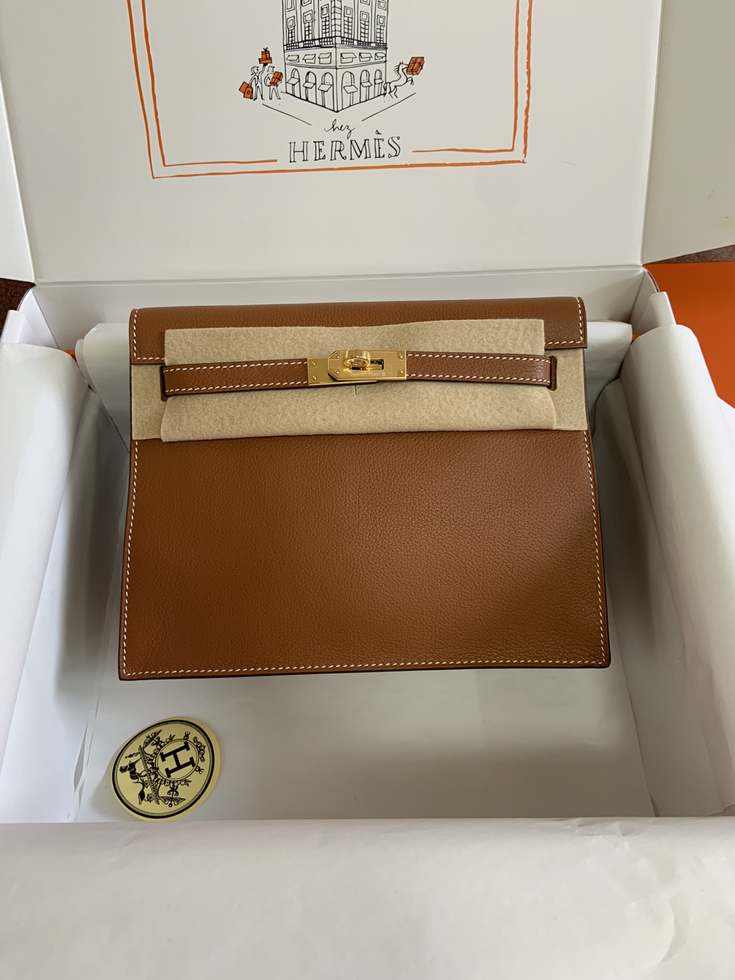 [Top] HERMES Kelly danse II  Calfskin 22cm - 20 Colors