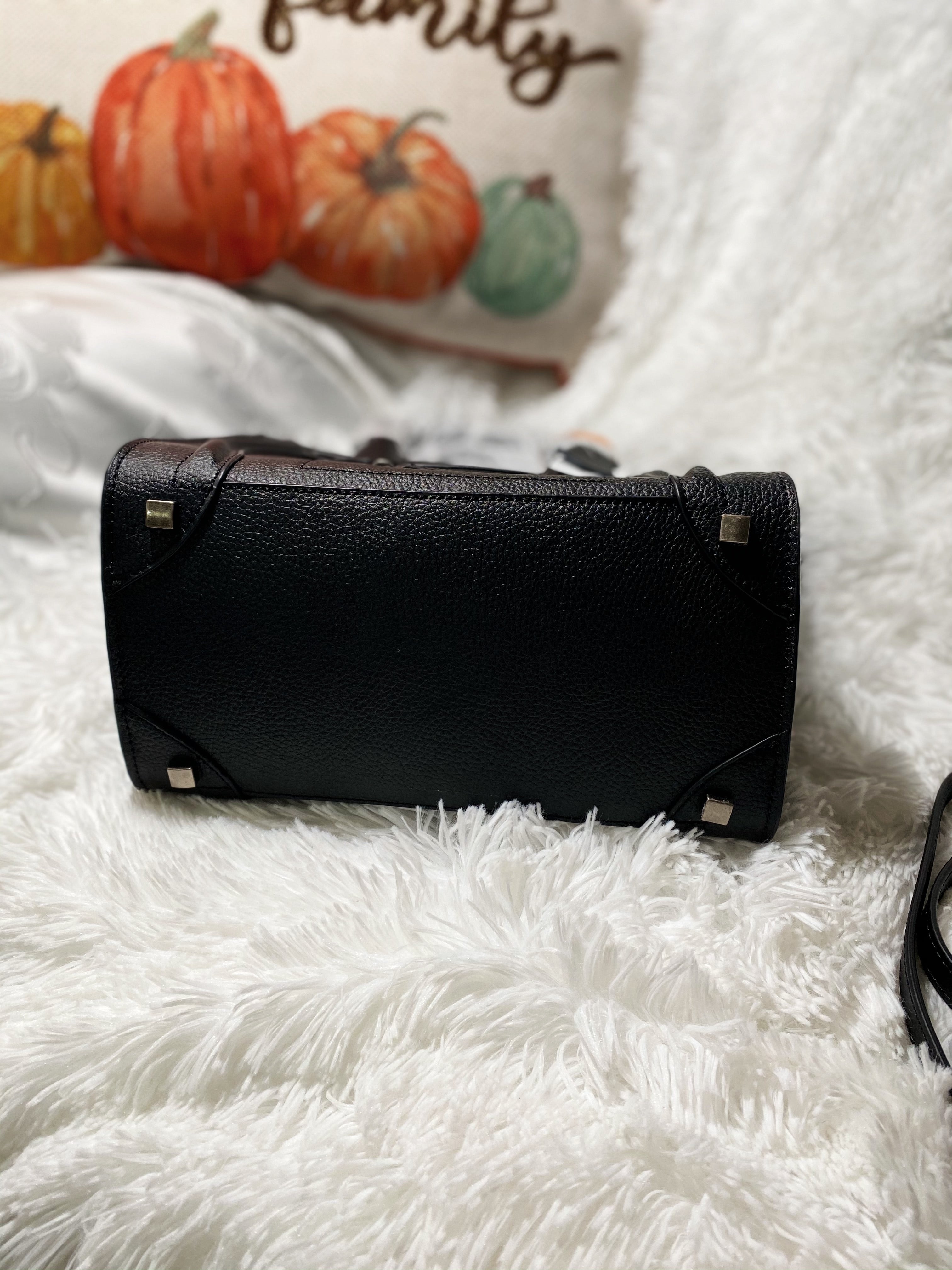 [TOP] CELINE Luggage Nano Bag 20x20x10cm  - BLACK