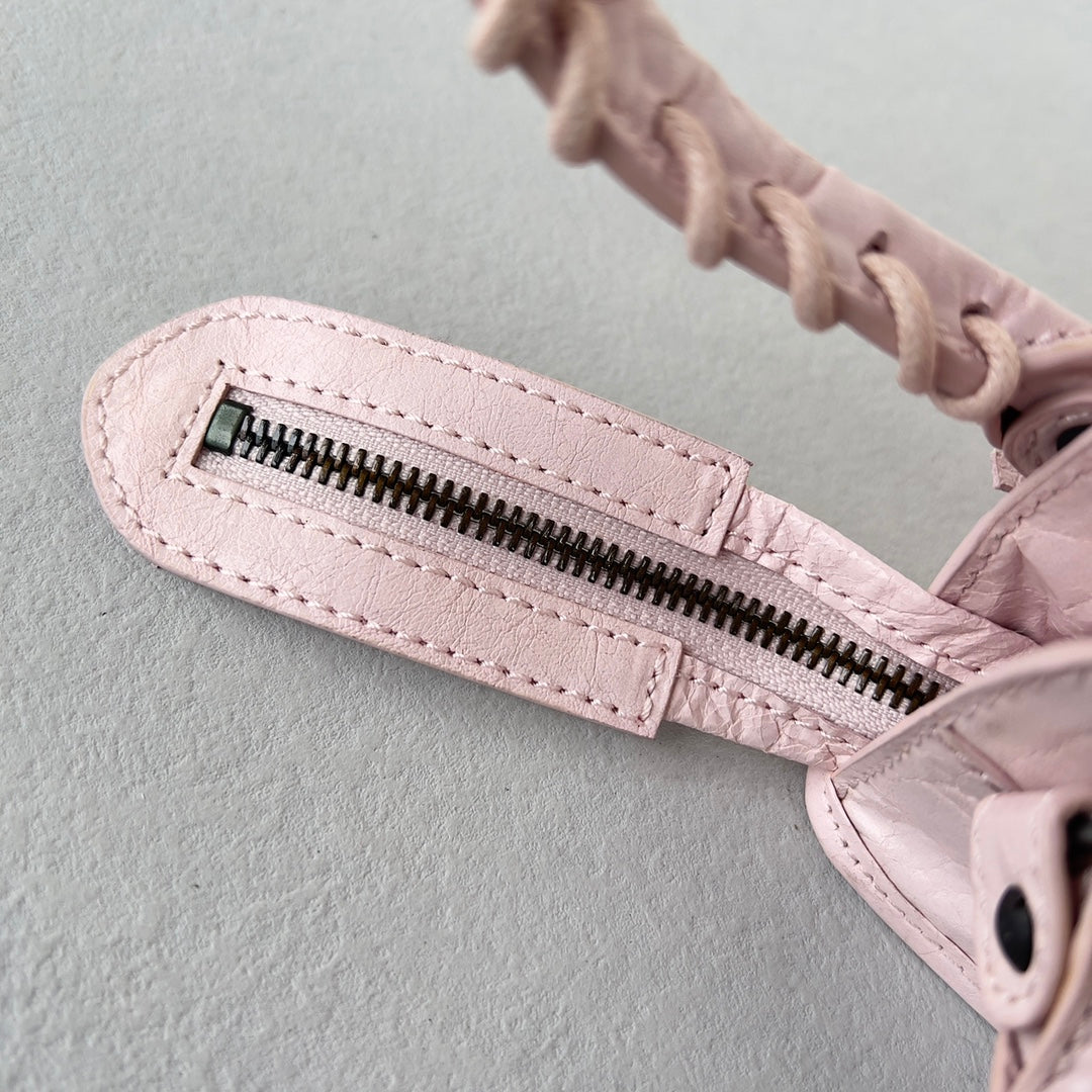 [TOP] BALENCIAGA Classic Small City Bag - Rose Poudre