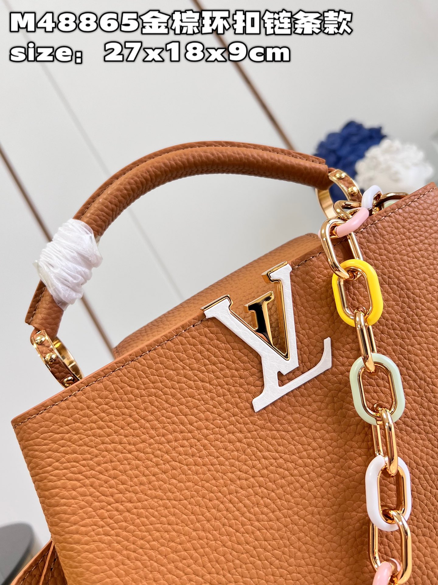 [TOP] Louis Vuitton LV Capucines Bag 3 Sizes- Brown