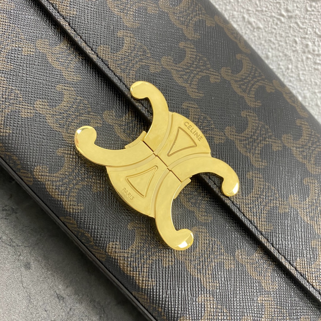 [TOP] CELINE Triomphe Canvas Bag  20-10-4 - Monogram