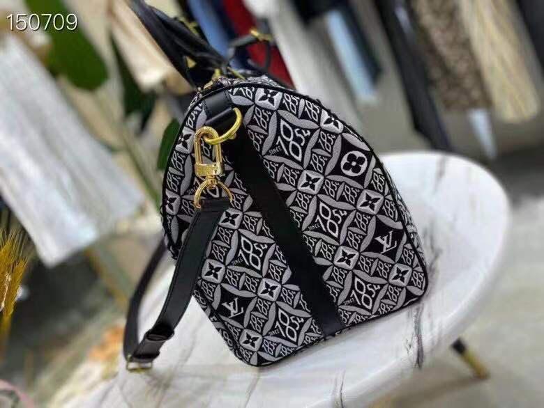 [TOP] Louis Vuitton LV Duffle KeepAll Bag 1854 45cm-Brown