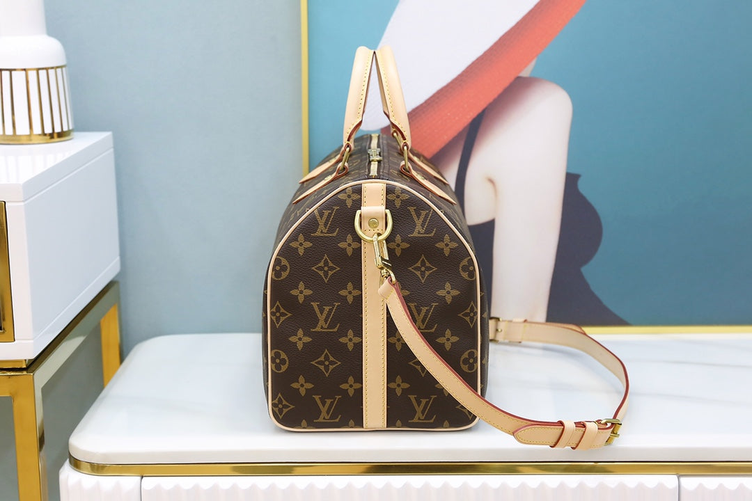 [TOP] Louis Vuitton LV  Speedy 30 Bag 30x21x17cm-Brown