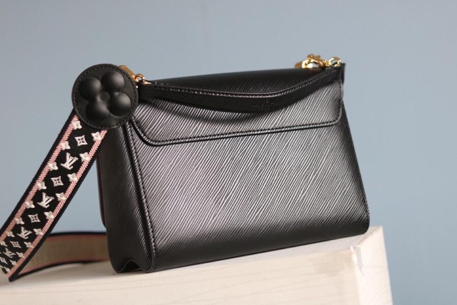 [TOP] Louis Vuitton LV Twist MM Bag 23 x 17 x 9.5 cm - Black