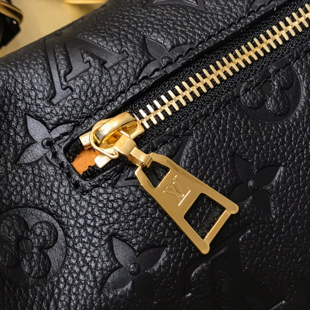 [TOP] Louis Vuitton LV Empreinte Bumbag - Black - 36*15*15CM