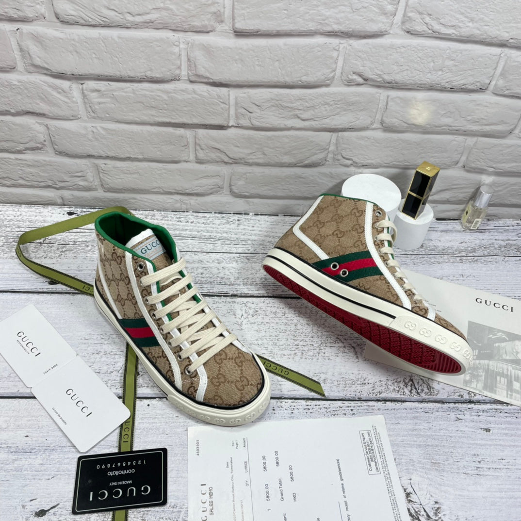 [TOP] GUCCI G*G Supreme High Top 1977 Sneakers