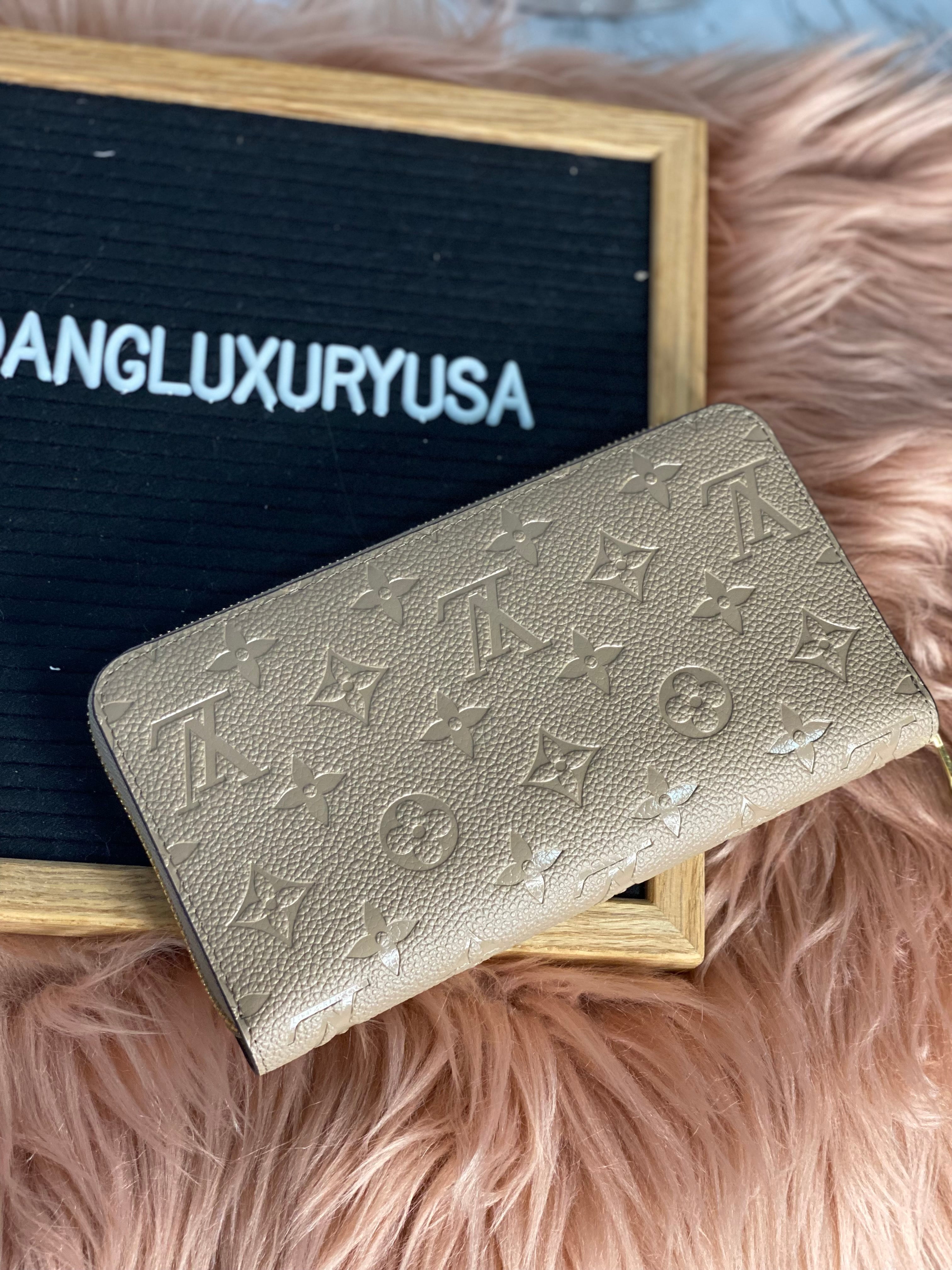 [TOP] Louis Vuitton LV LV Zippy Wallet Empreinte - Turtle Dove