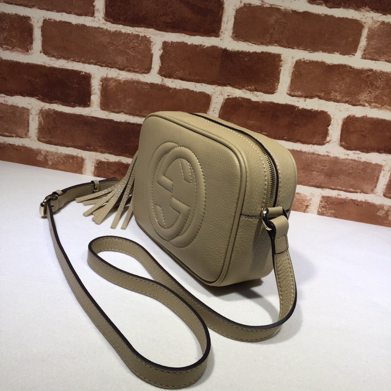 [TOP] GUCCI G*G Soho Bag - Khaki