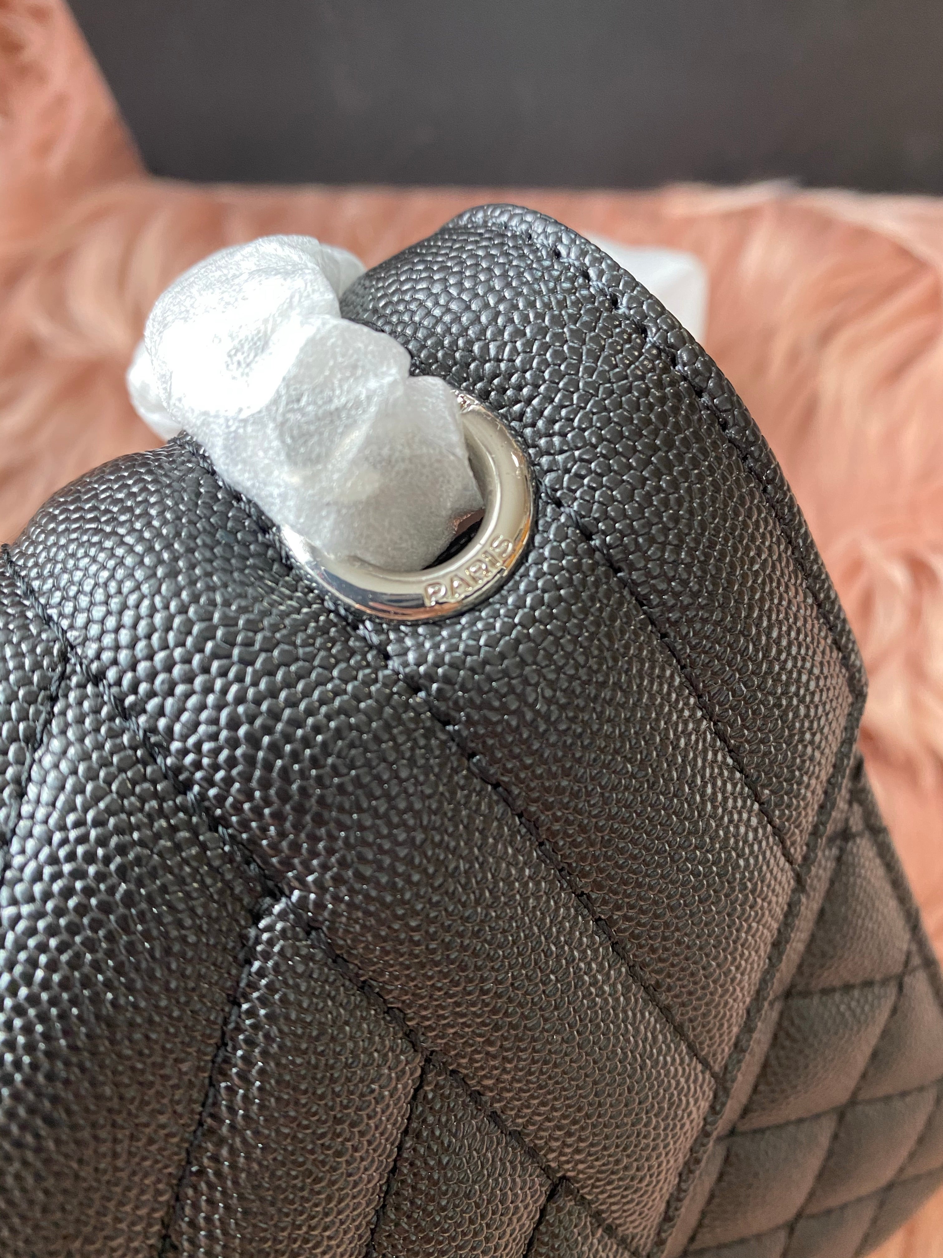 [TOP] Yves Saint Laurent YSL Y.S.L Envelope Shoulder Bag Small - Black w Silver Hardware