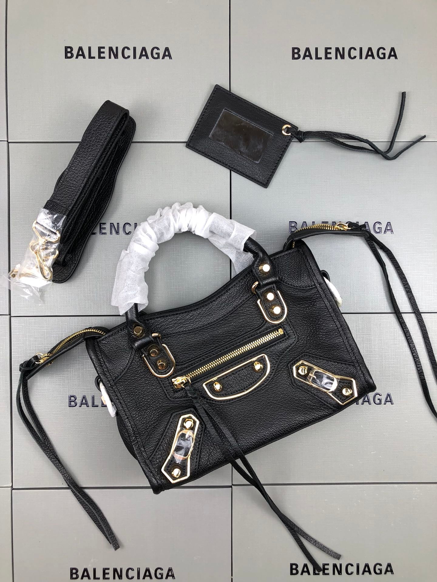 [TOP] BALENCIAGA Classic City Small Bag - Black