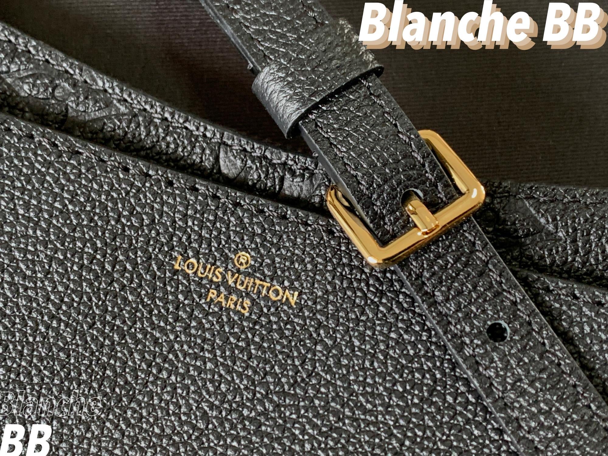 [TOP] Louis Vuitton LV L*V Blonche BB Empreinte Bag - Black