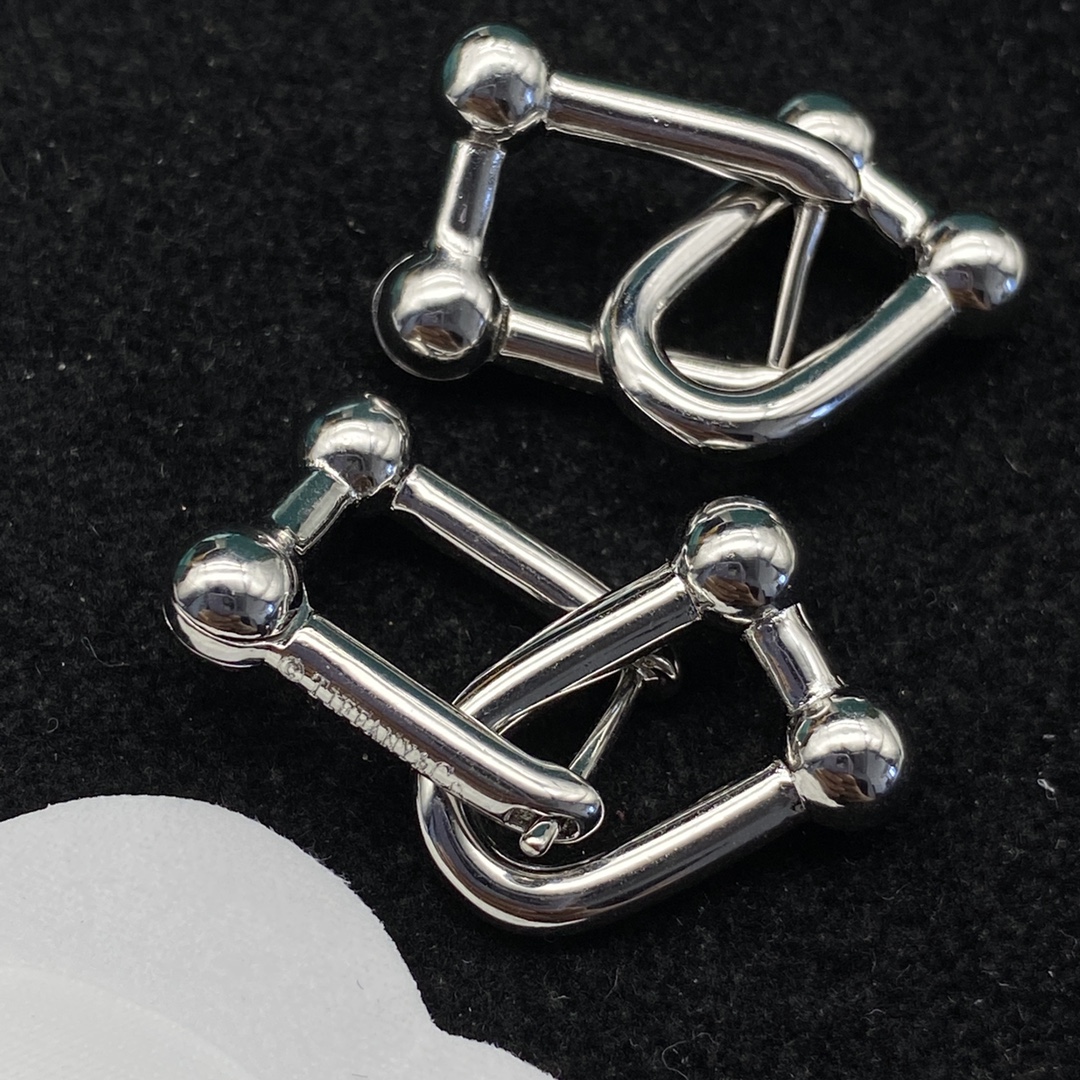 [TOP] Tiffany & Co. Link Earrings - Silver