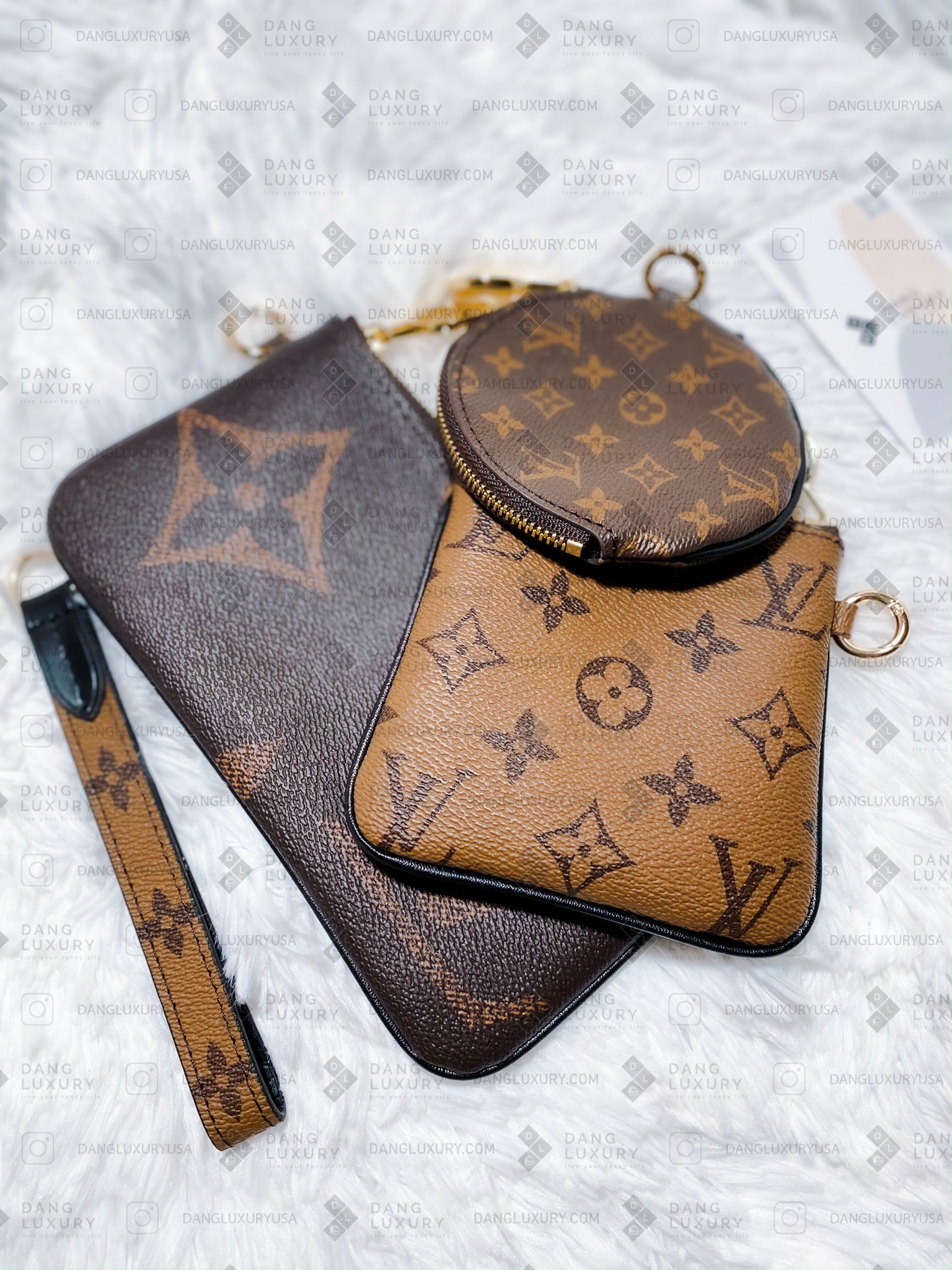 [TOP] Louis Vuitton LV LV Trio Pouch