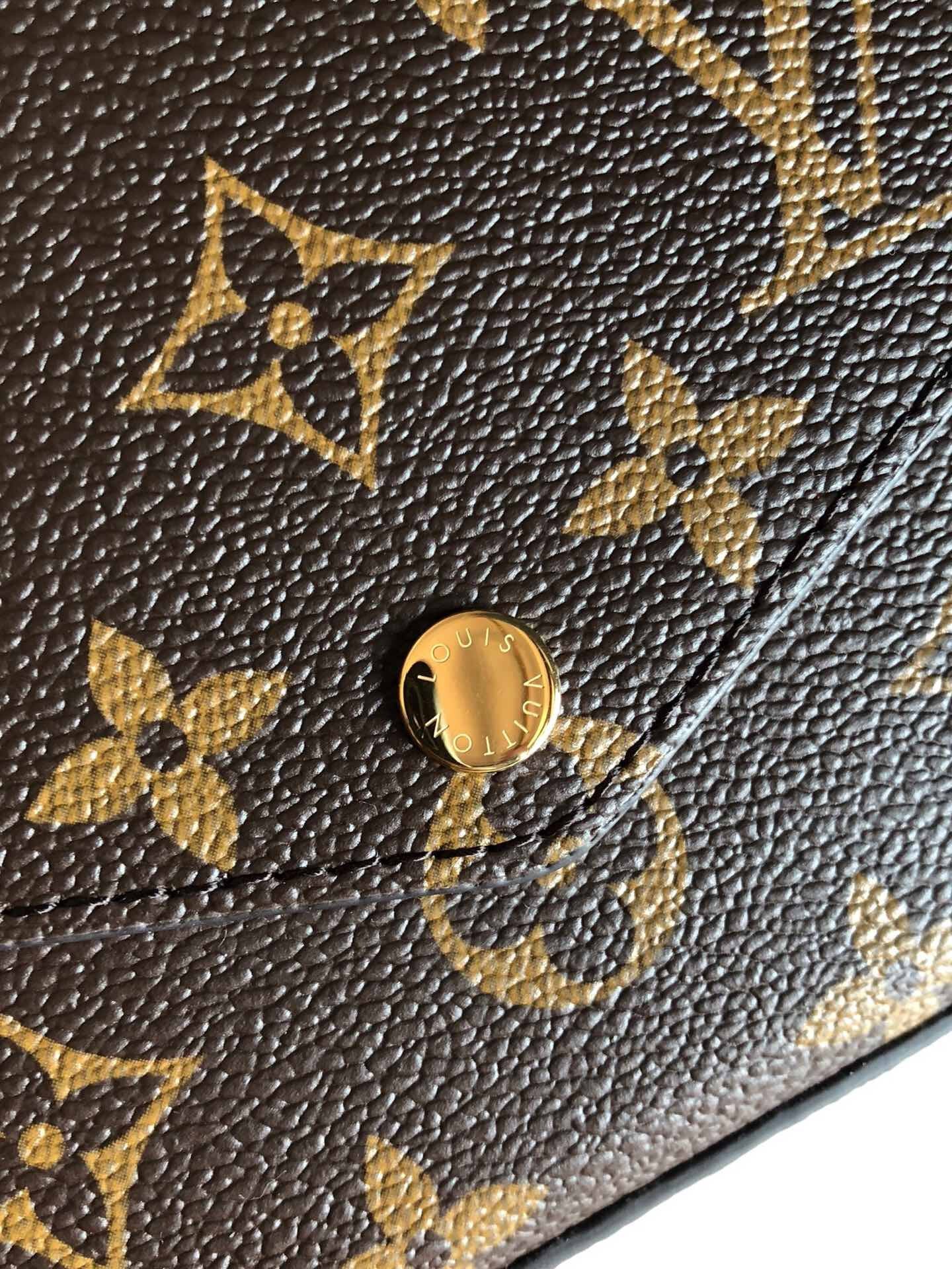 [TOP] Louis Vuitton LV Felicie Pochette Monogram 21X12X3cm - Light Pink