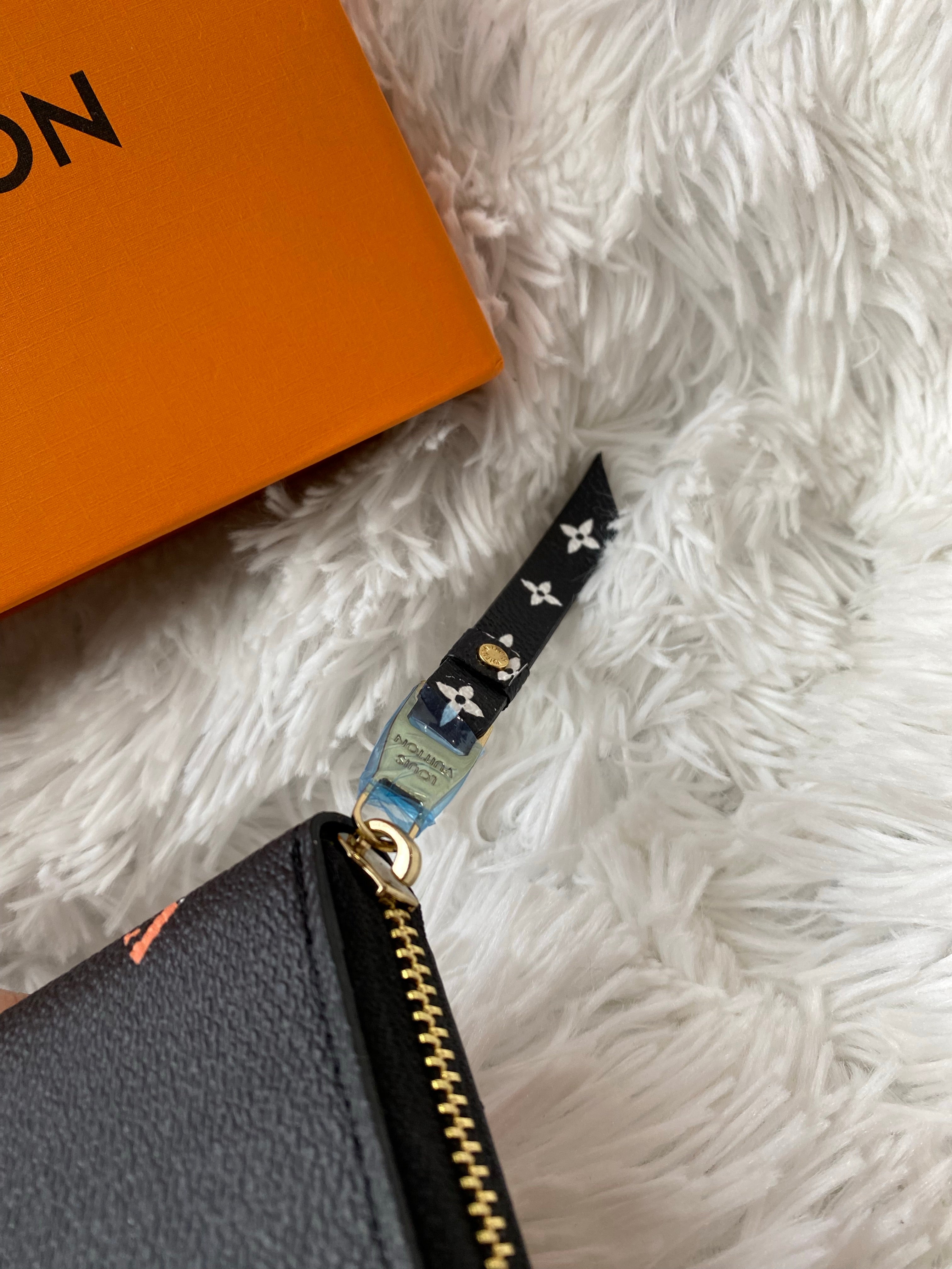 [TOP] Louis Vuitton LV LV Giant Monogram Zippy Wallet Jungle - Black