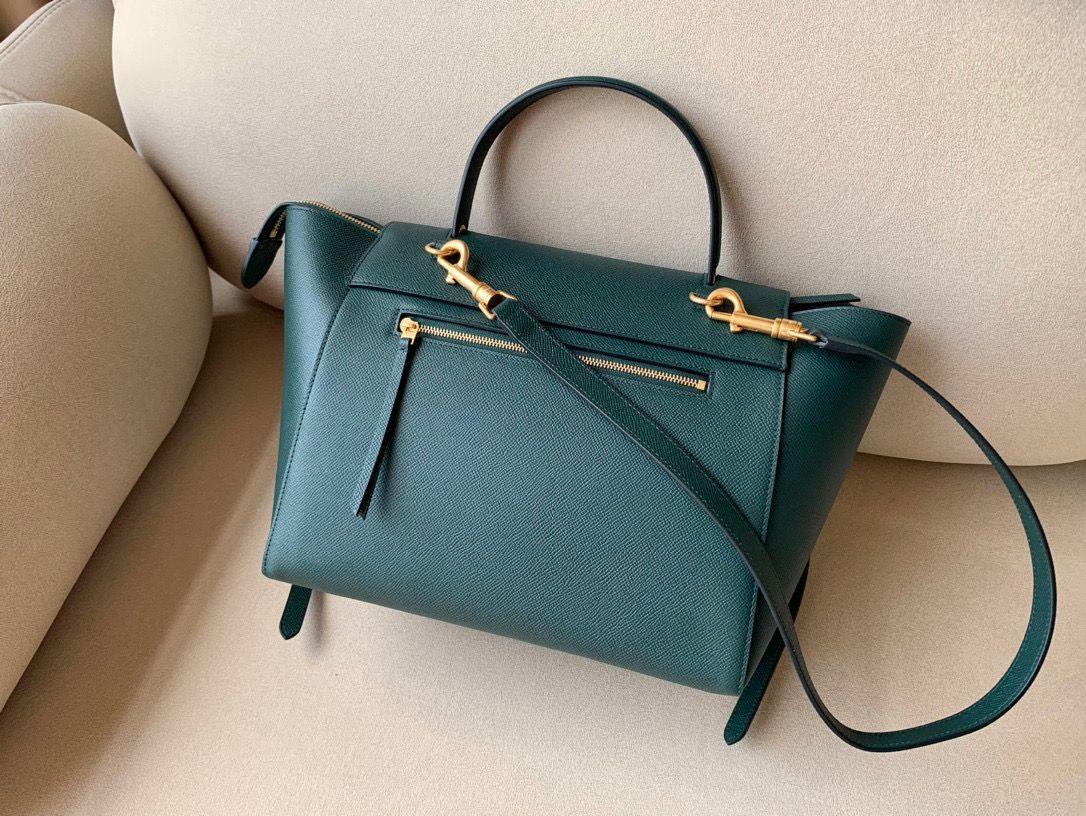 [TOP] CELINE Mini Belt Bag - Amazon Green