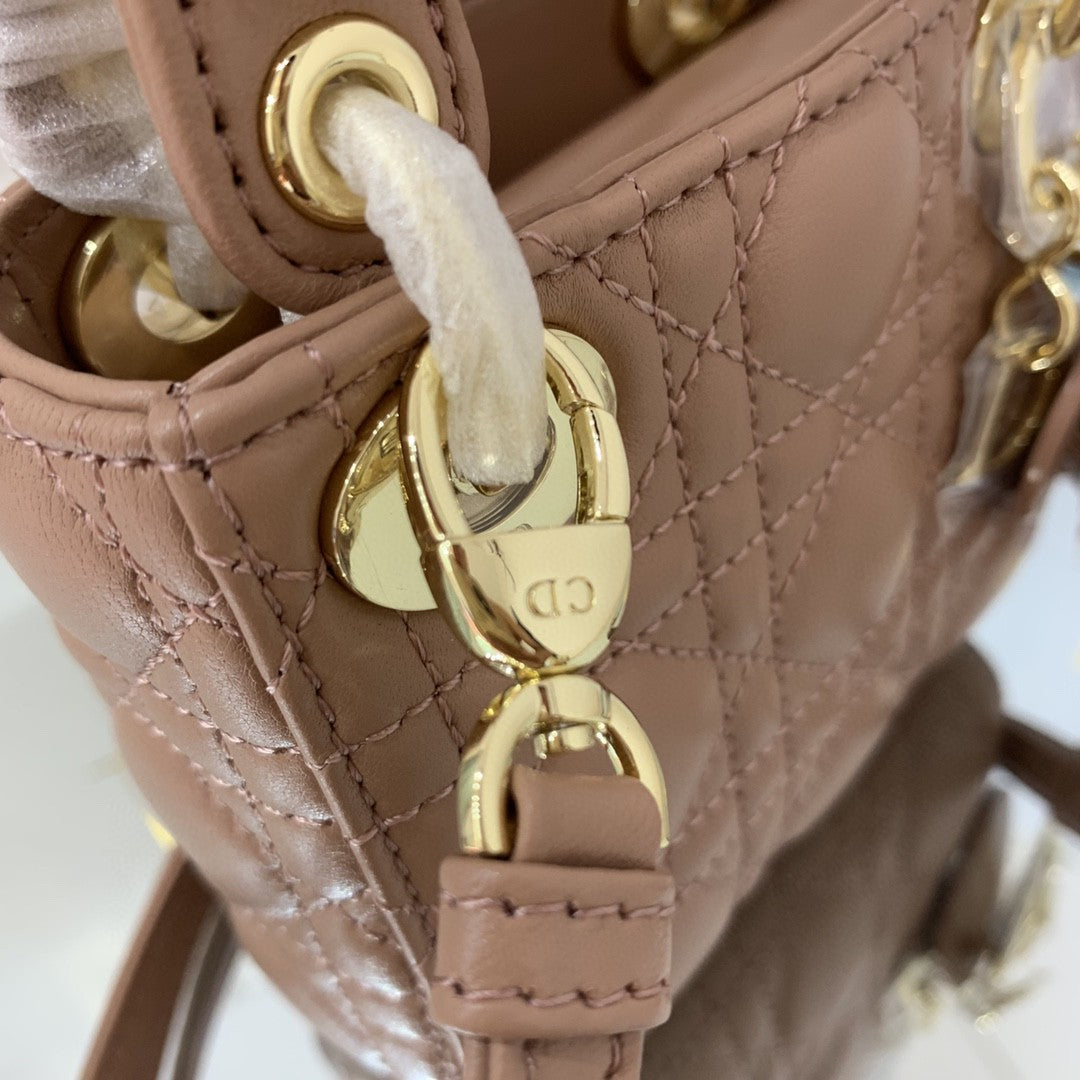 [TOP] Christian Dior Micro Lady Christian Dior Bag Cannage - Rose Des Vent