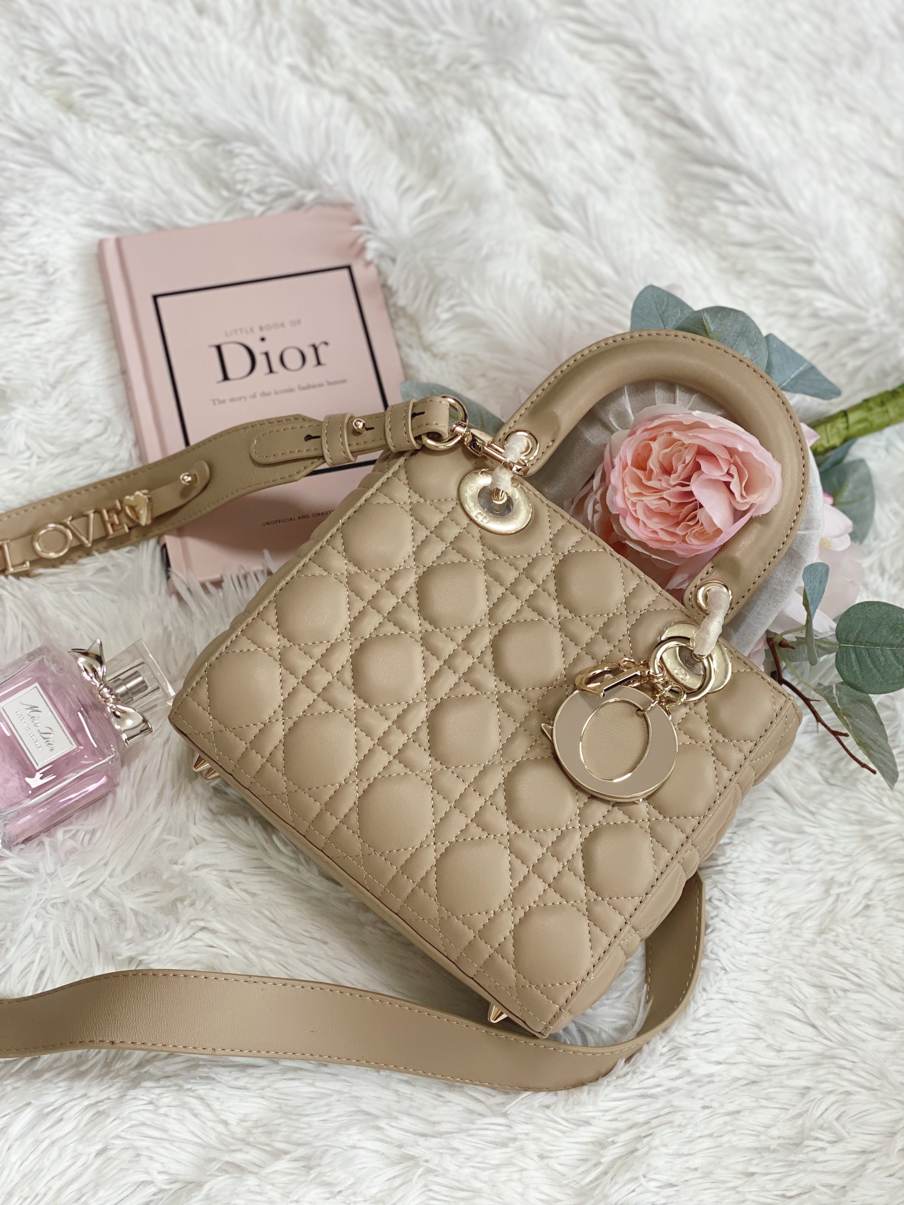 [TOP] Christian Dior Lady Christian Dior Bag ABC - Beige
