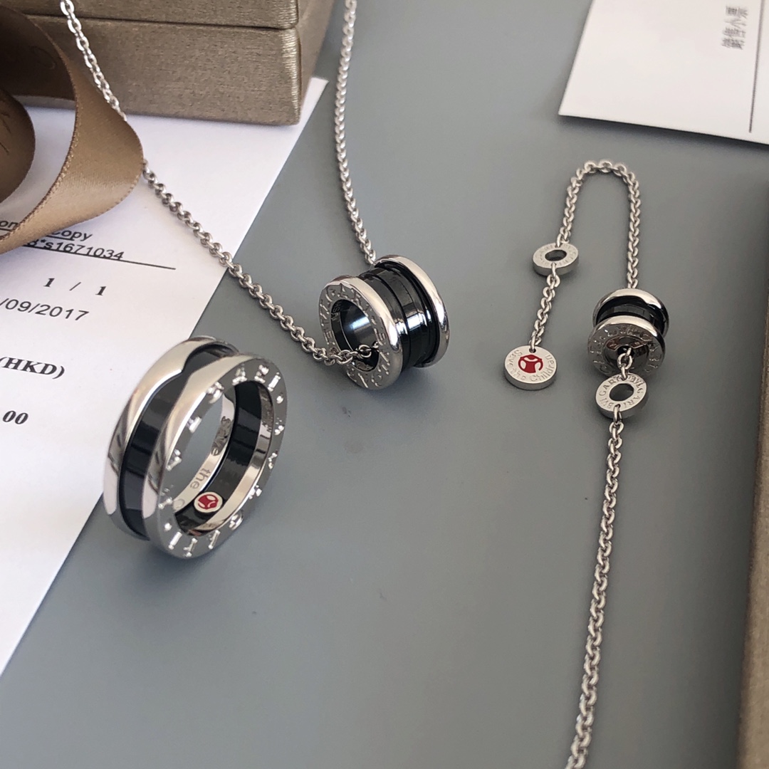 [TOP] BVLGARI Necklace Bracelet Set